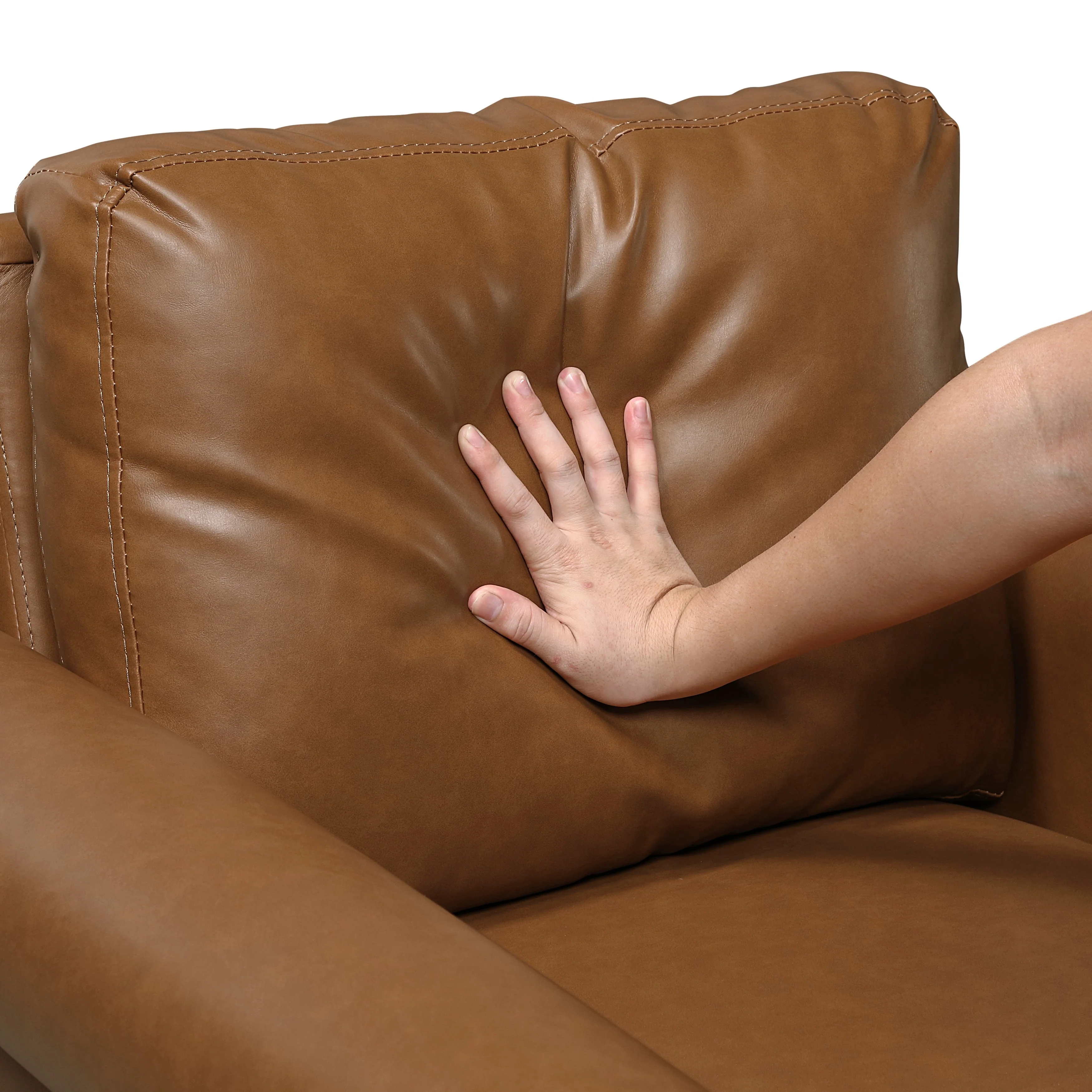 Hector Brown Sofa - Image 5