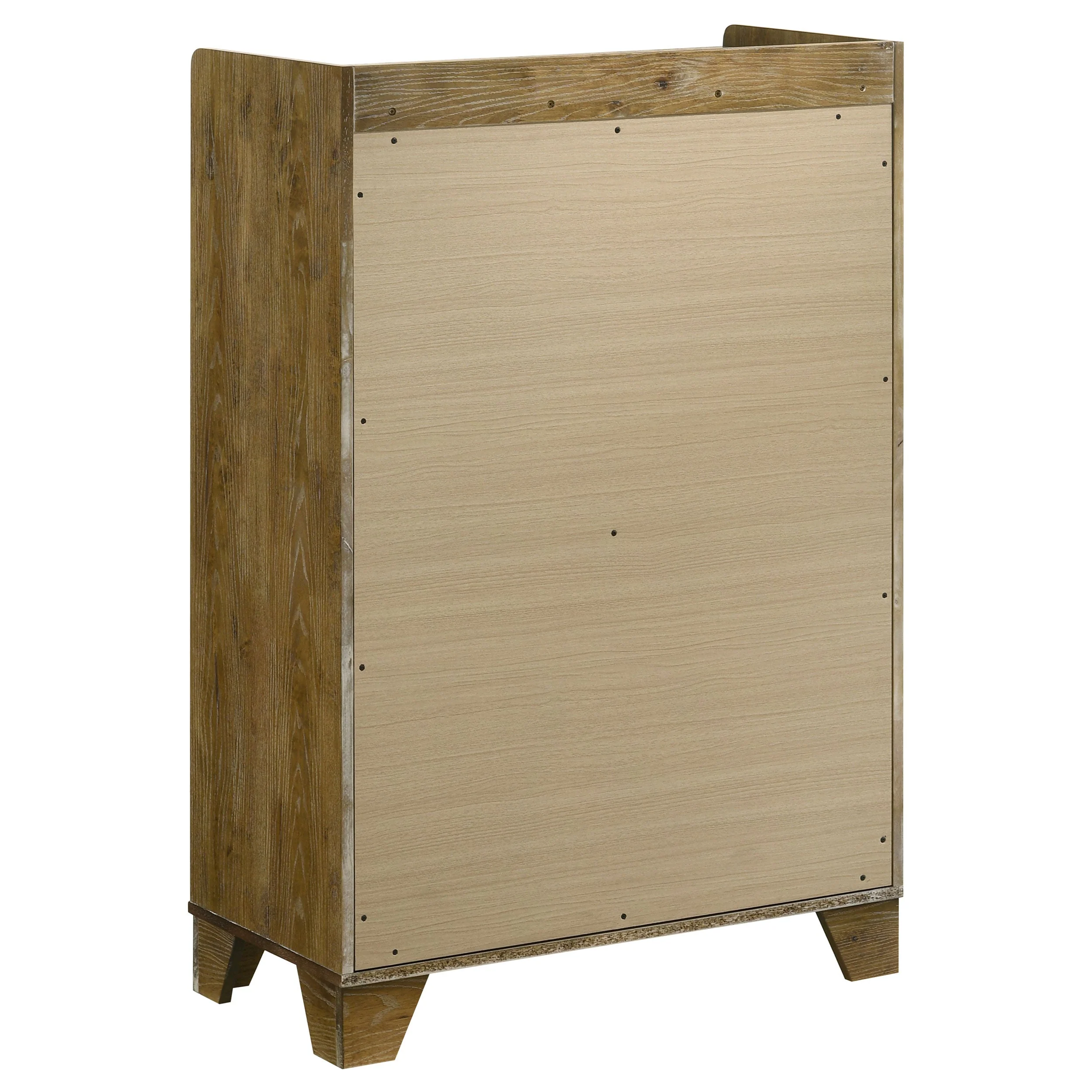 Henderson Medium Oak 5-drawer Bedroom Chest of Drawers - Image 4