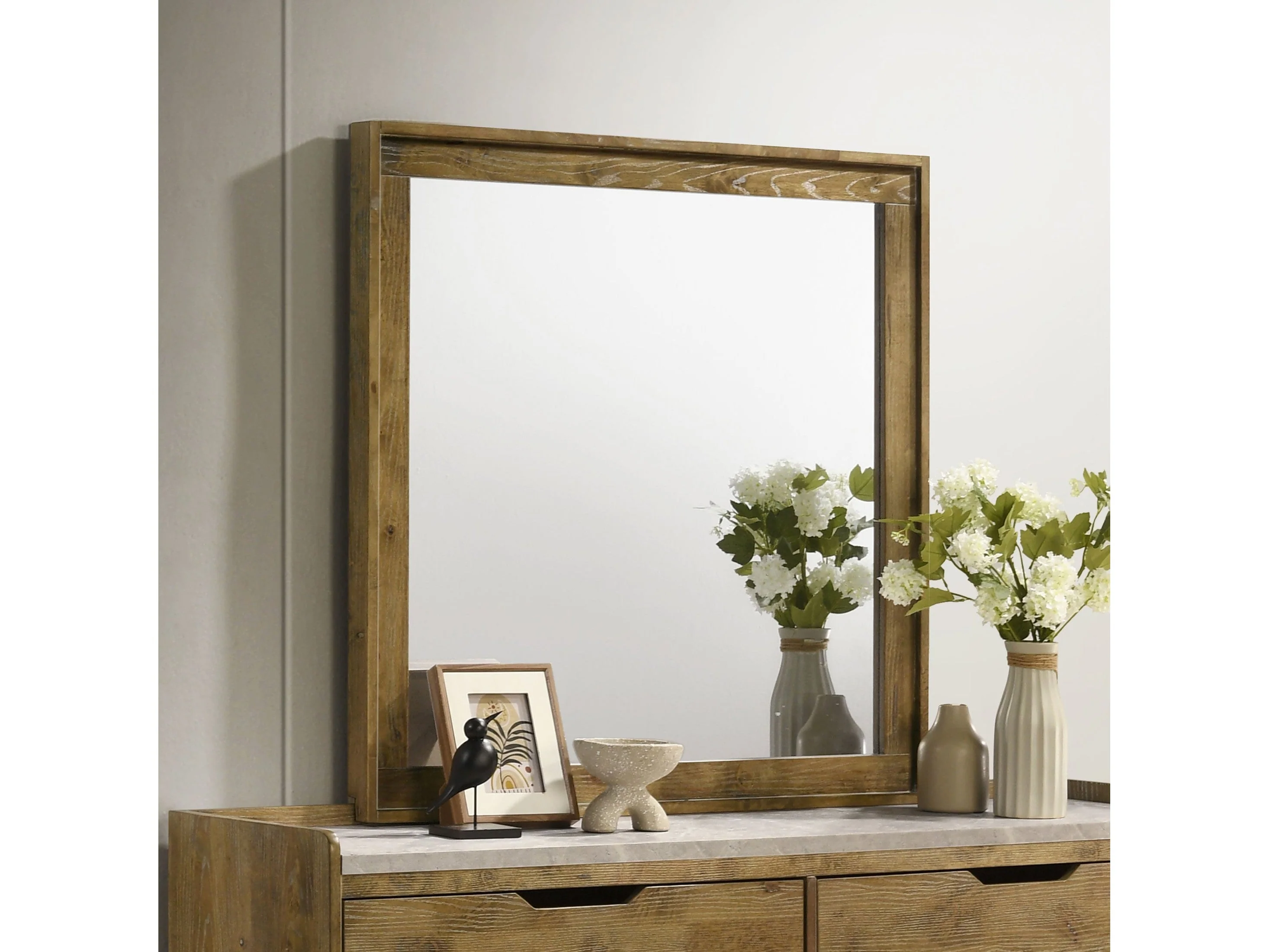 Henderson Medium Oak Dresser Mirror