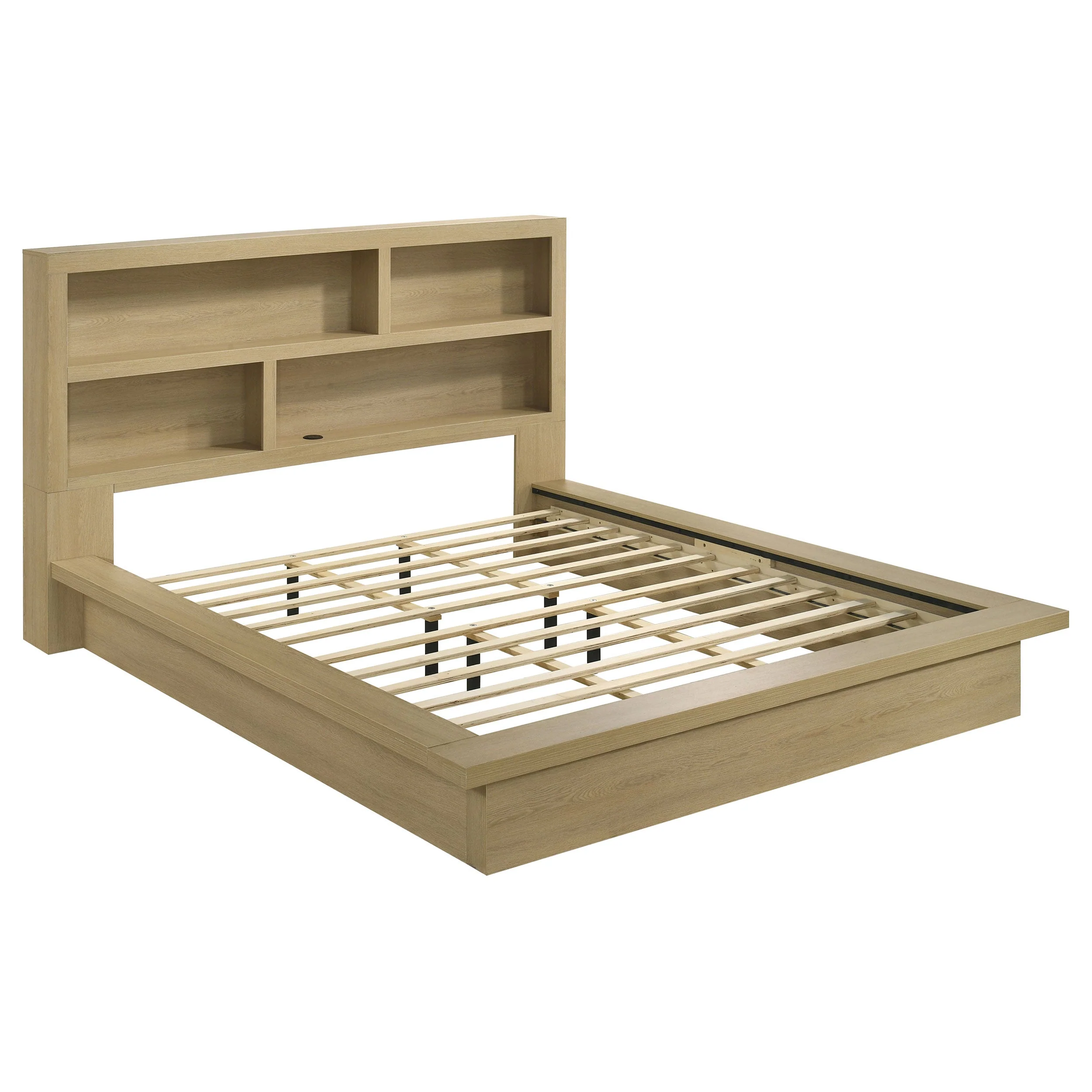 Hendricks Light Oak 5-piece California King Bedroom Set - Image 2
