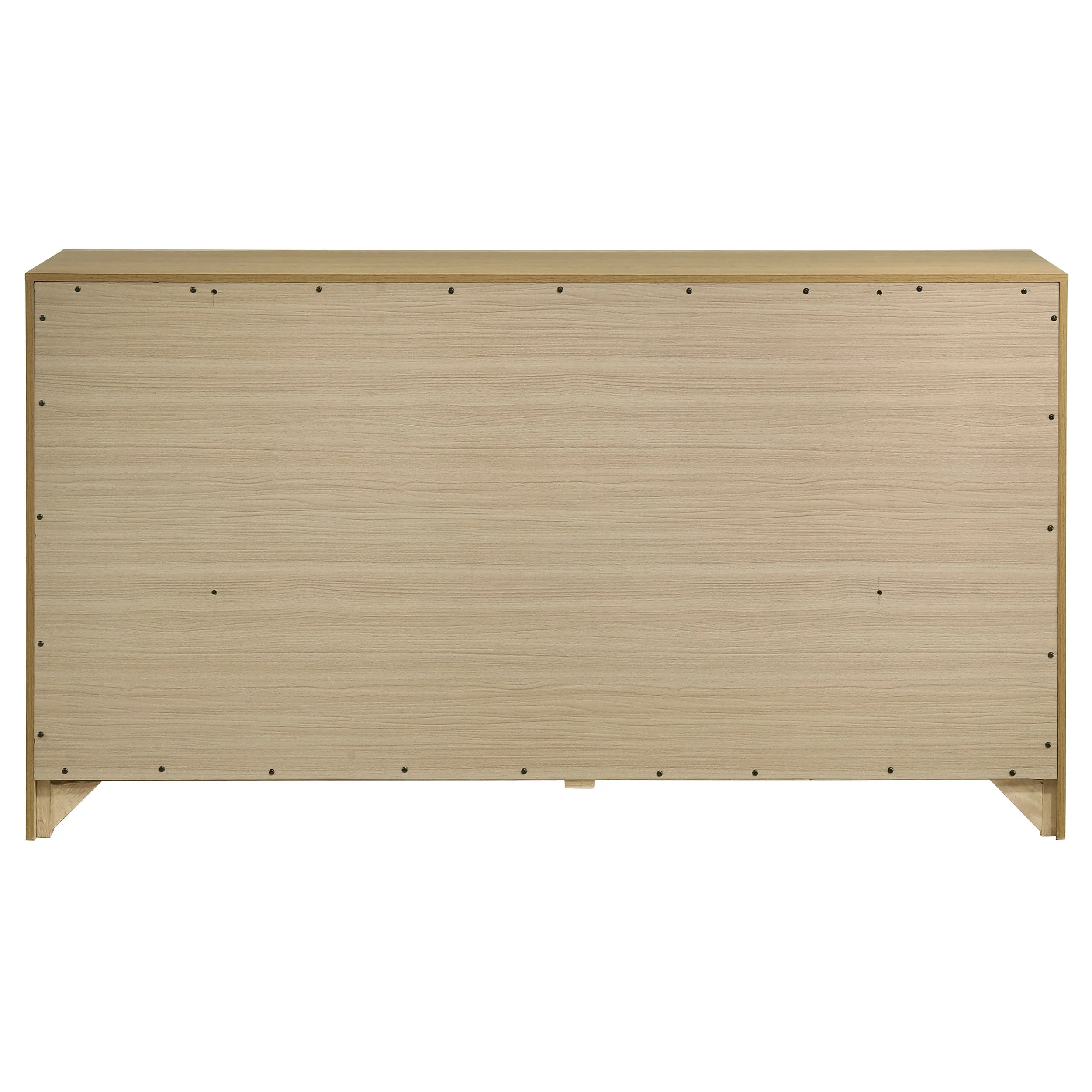 Hendricks Light Oak 6-drawer Bedroom Dresser Storage Cabinet - Image 6