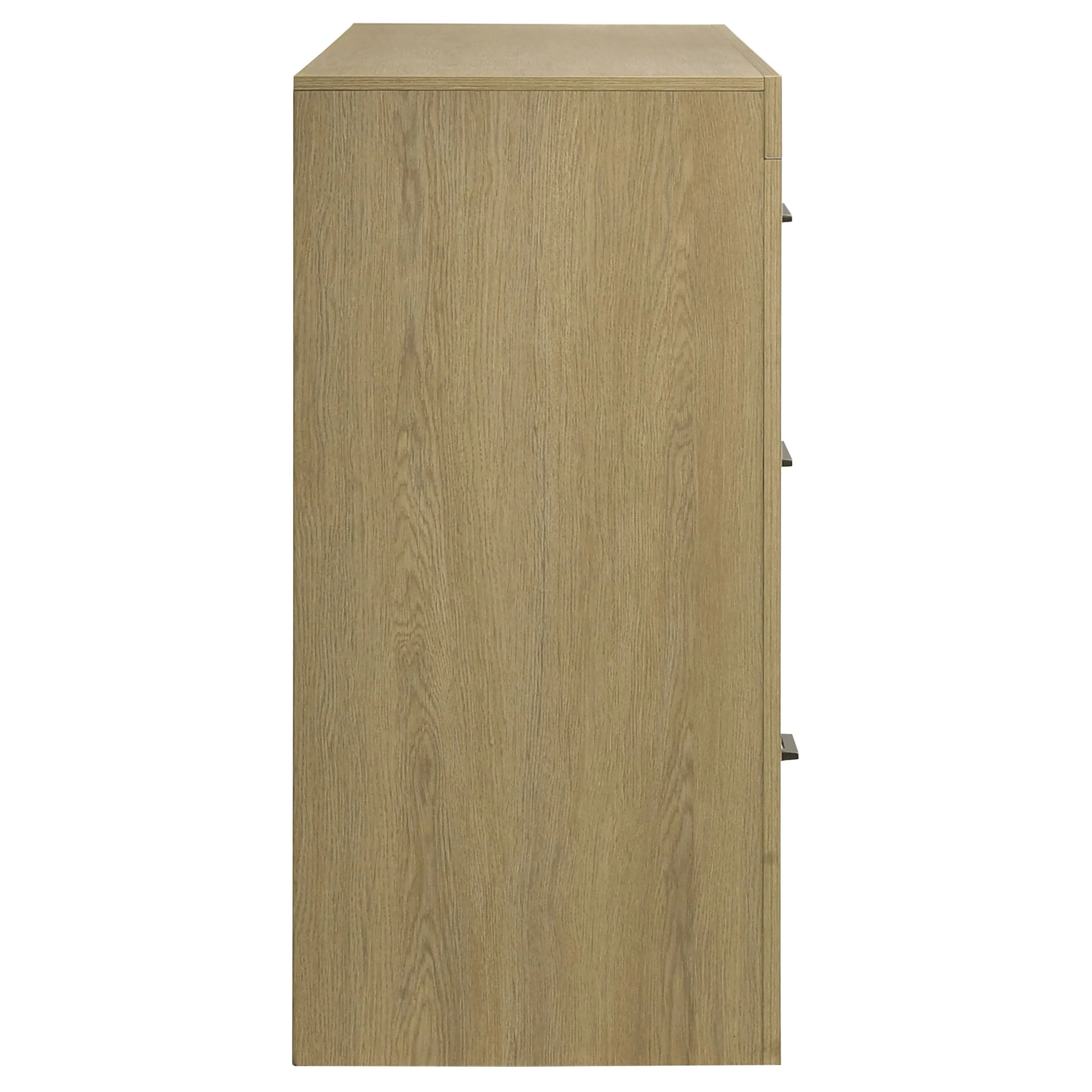 Hendricks Light Oak 6-drawer Bedroom Dresser Storage Cabinet - Image 8