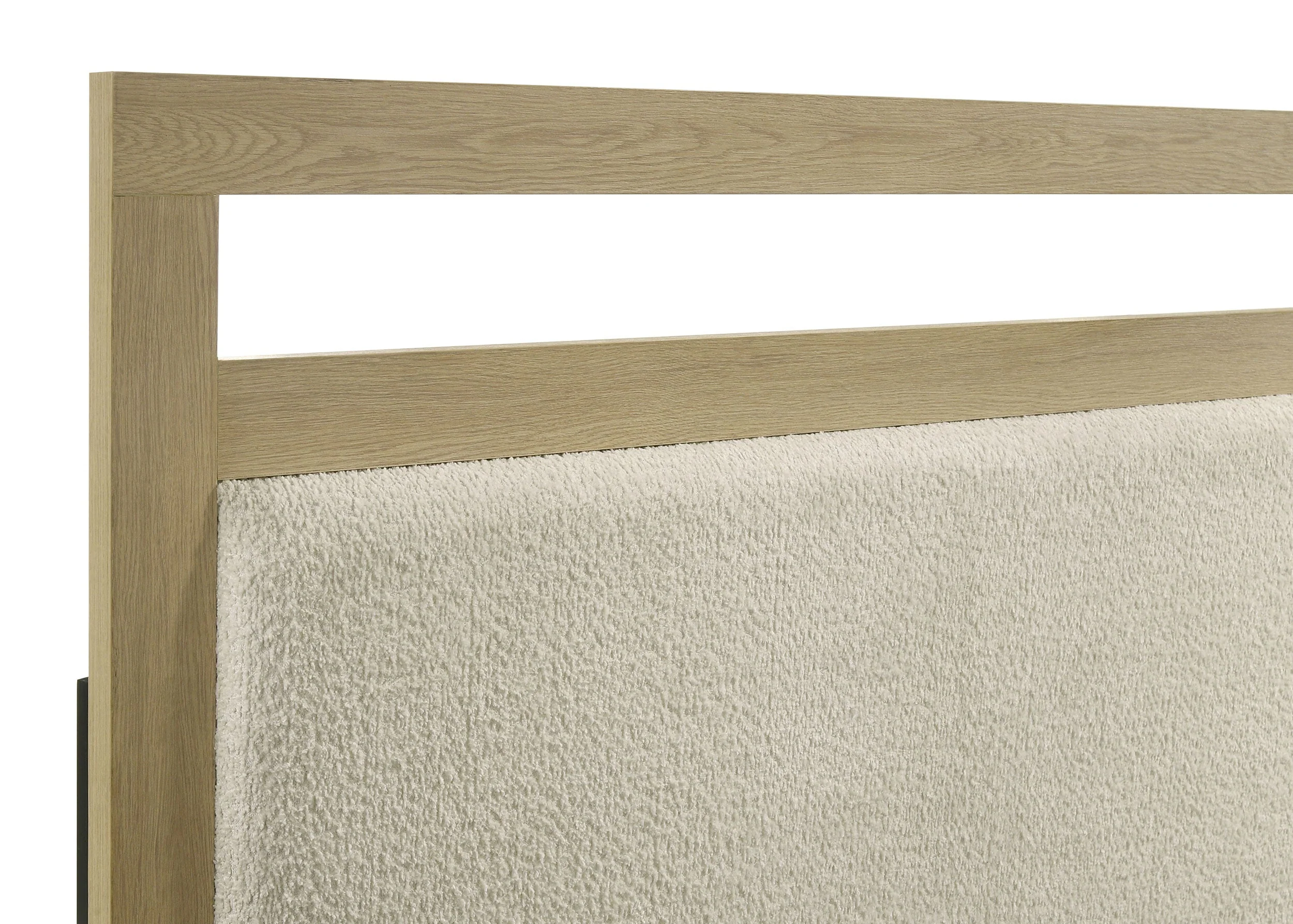 Hendricks Light Oak California King Panel Headboard Platform Bed - Image 6