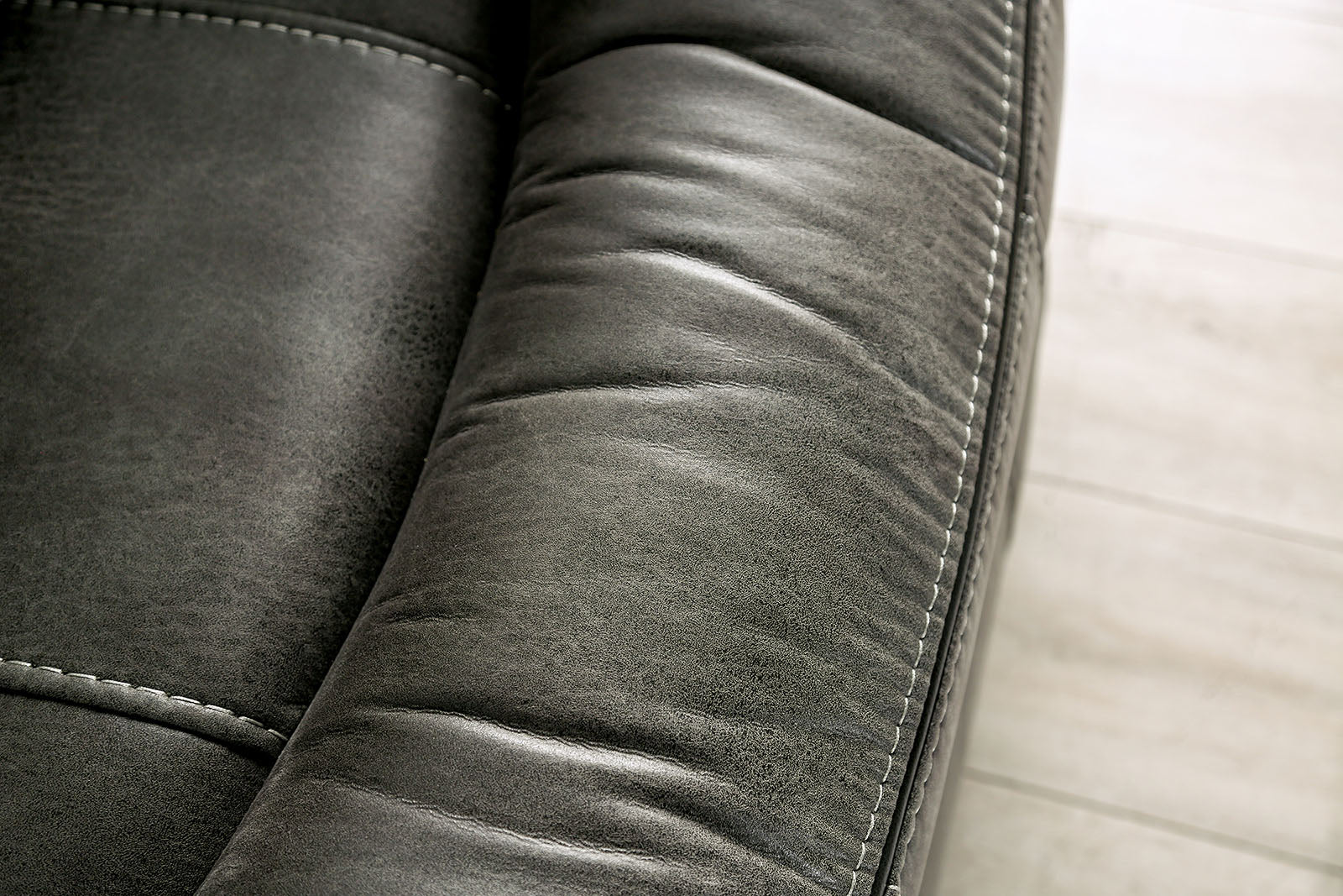 Henricus Dark Gray Glider Recliner - Image 7