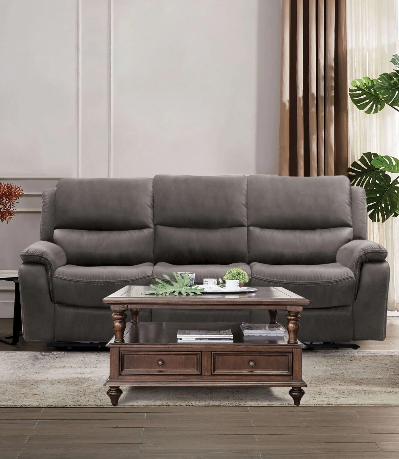 Henricus Dark Gray Sofa & Loveseat - Image 3