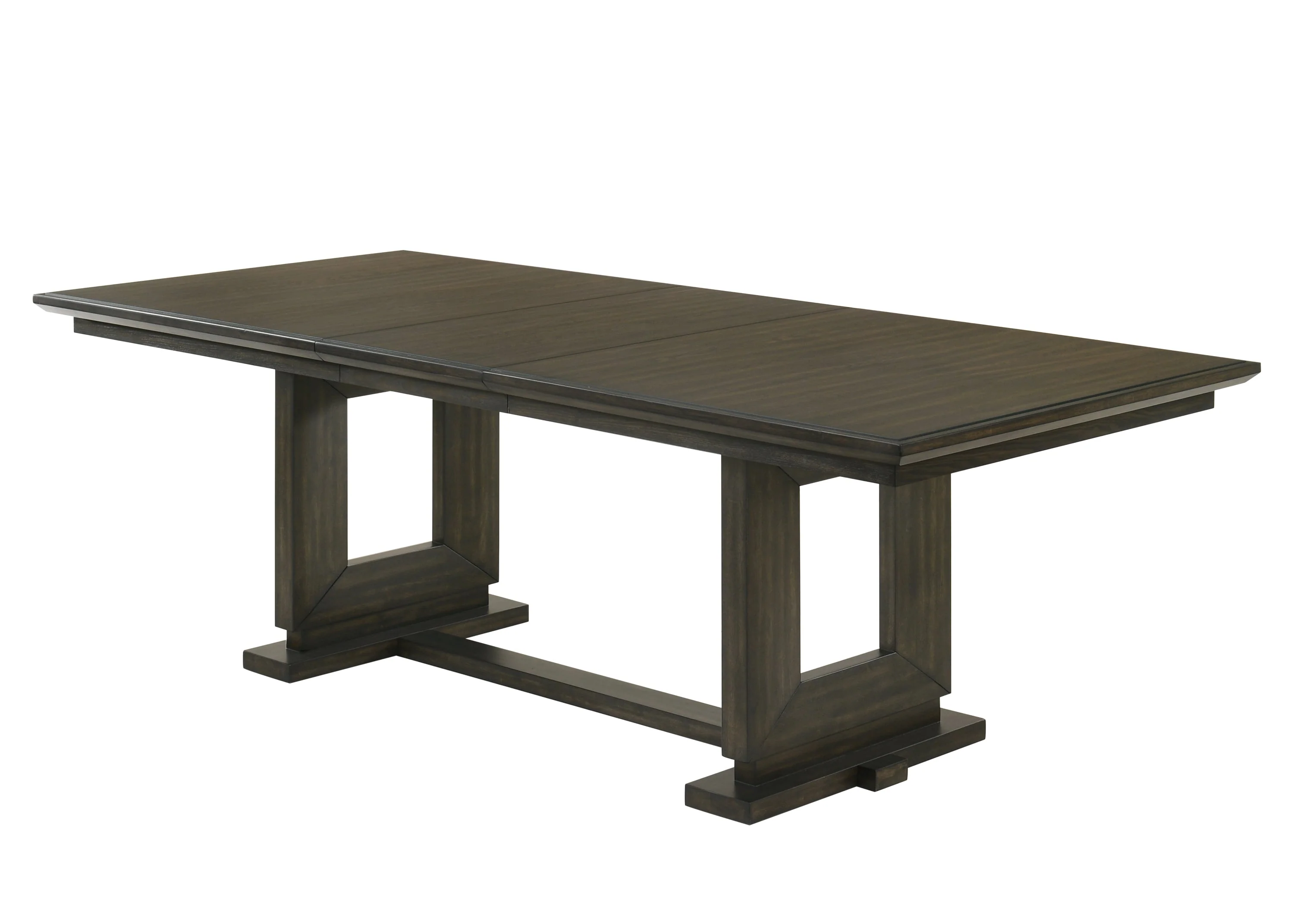 Herbert Espresso and Beige Extendable Dining Set - Image 5