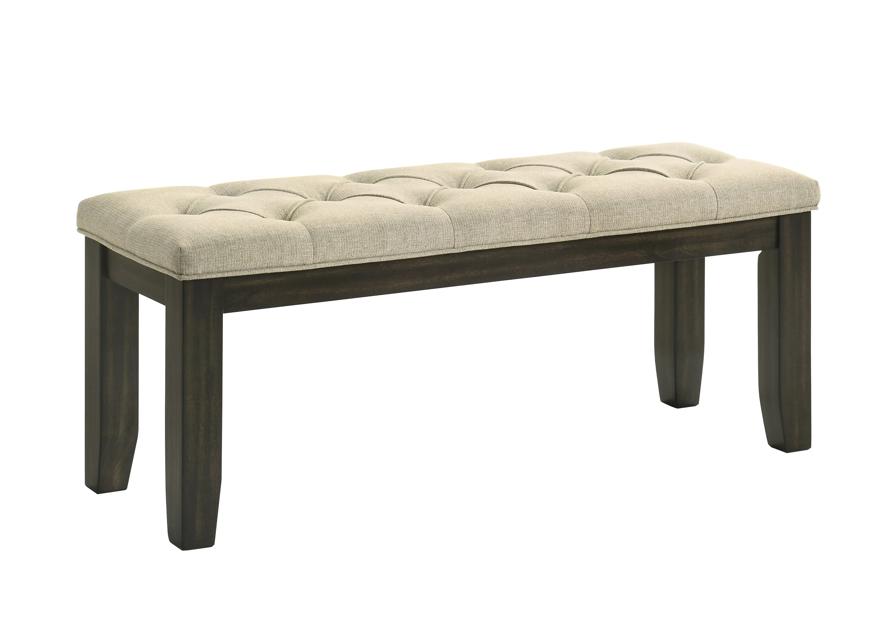 Herbert Espresso and Beige Extendable Dining Set - Image 8
