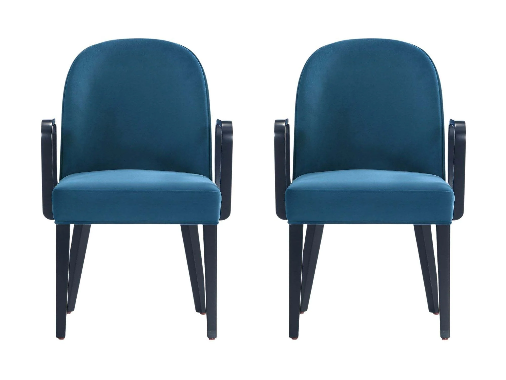 Hillman Dining Arm Chair (set of 2) in Blue