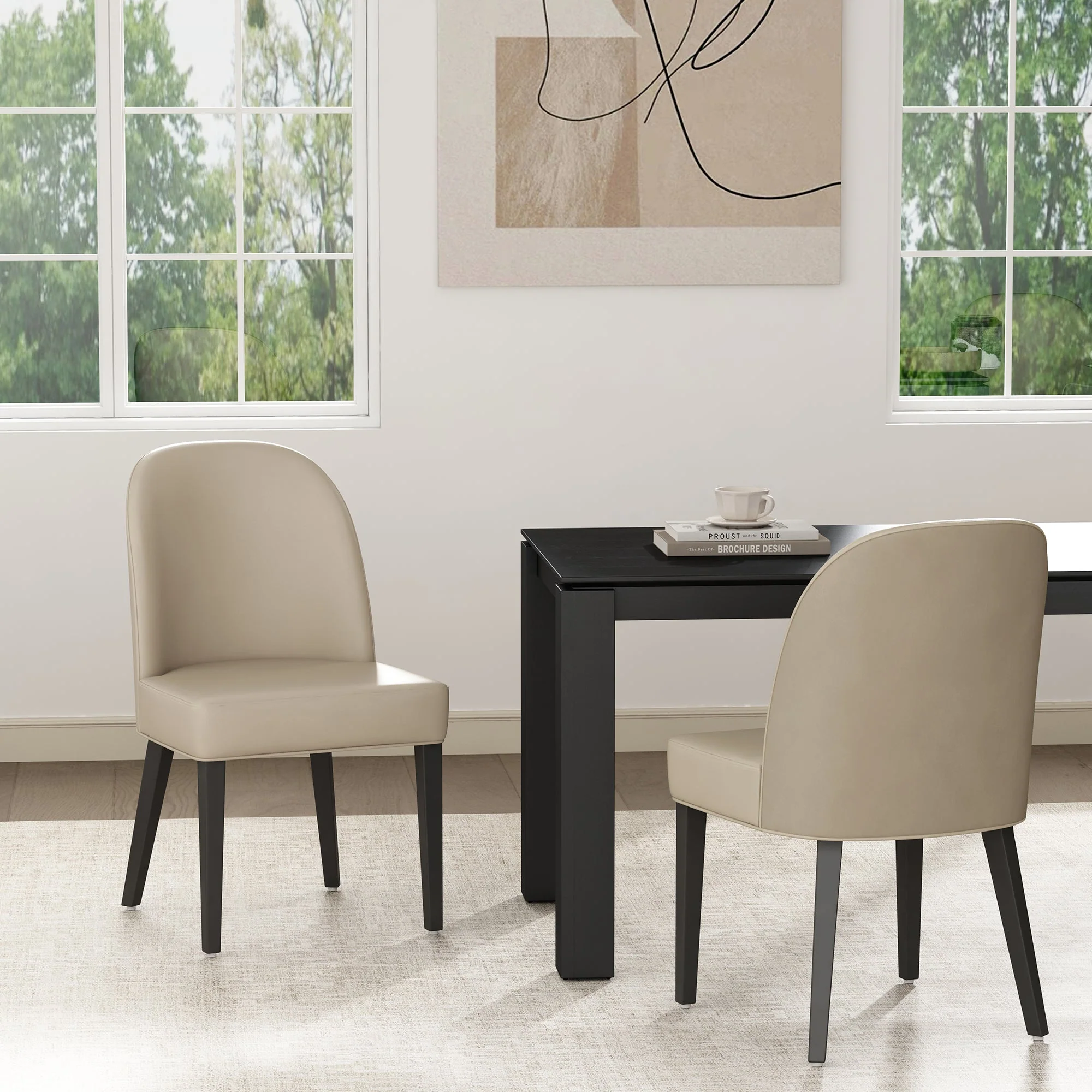 Hillman Dining Chair in Sand (set of 2) - Image 2
