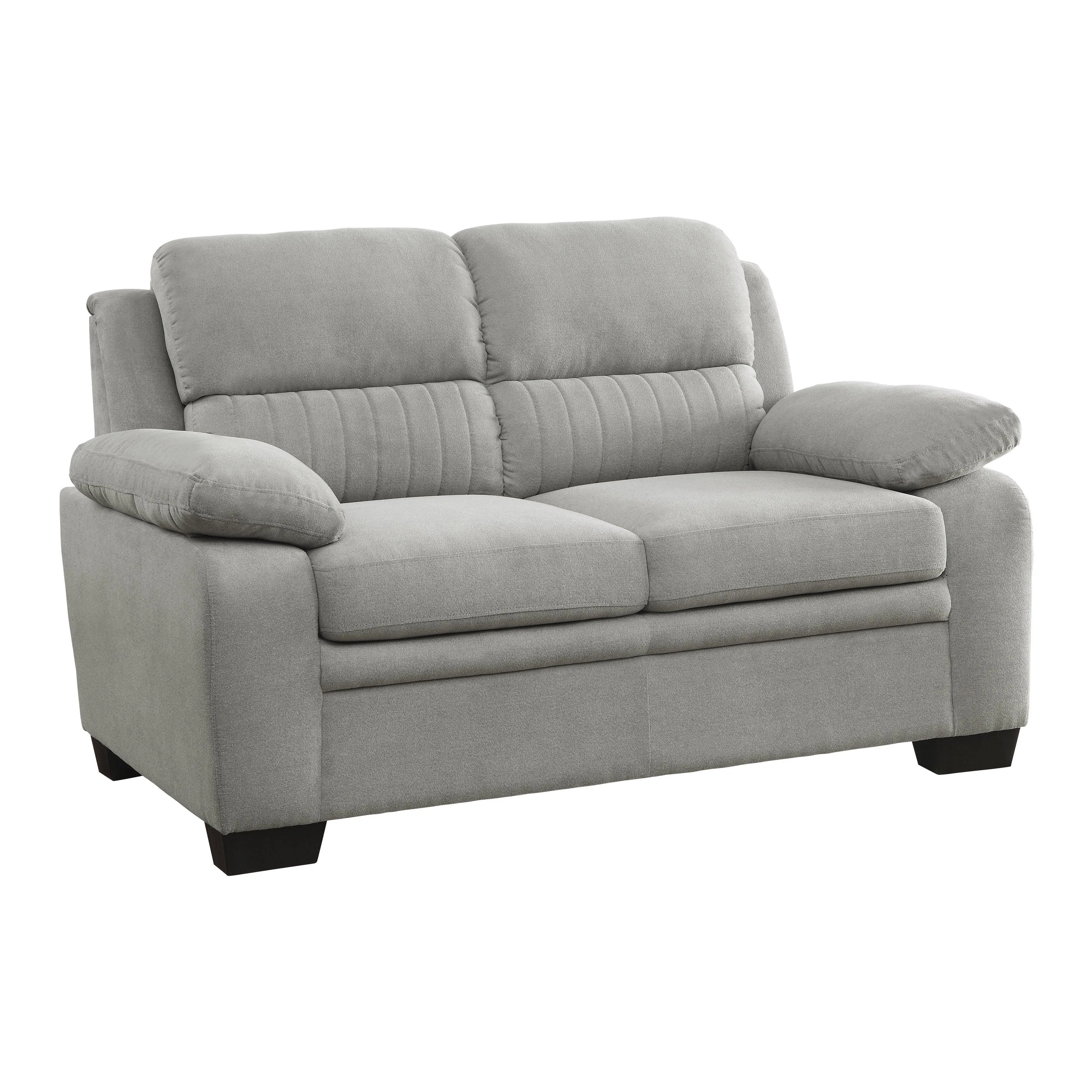Holleman Gray Loveseat - Image 4