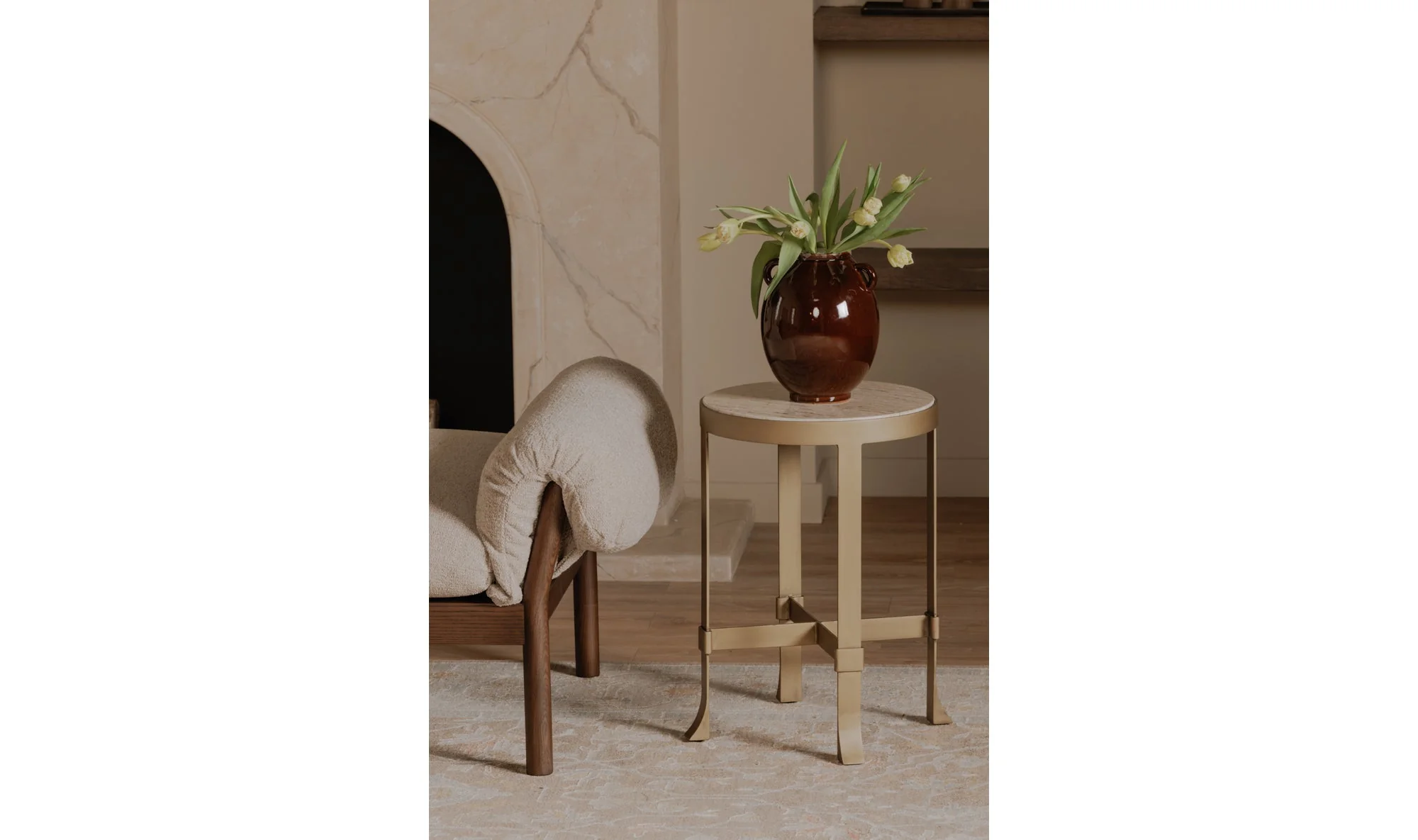 Holli Side Table Travertine - Image 7