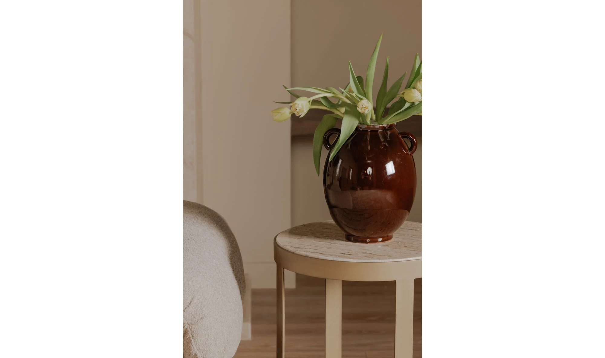 Holli Side Table Travertine - Image 9
