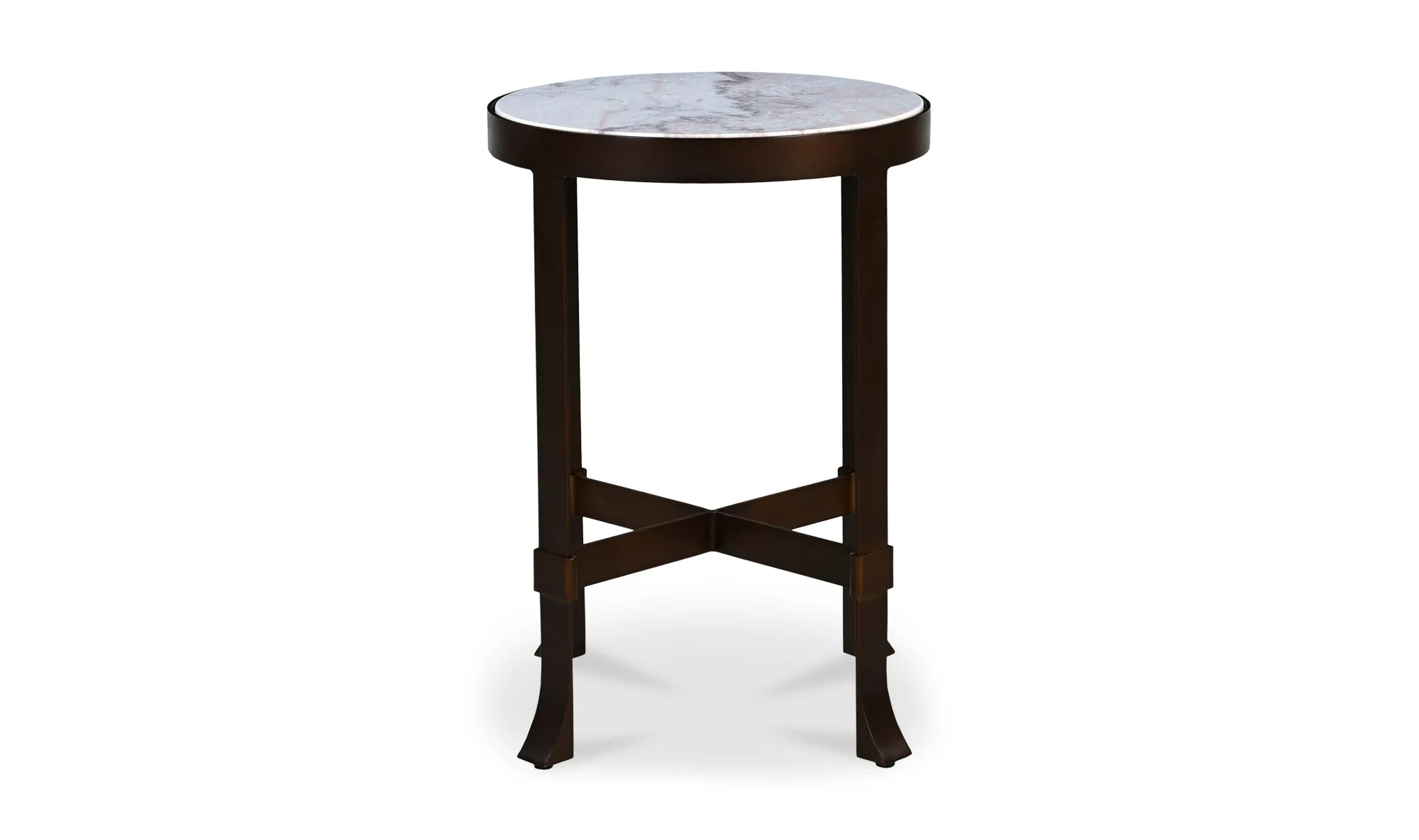 Holli Side Table White Marble - Image 4