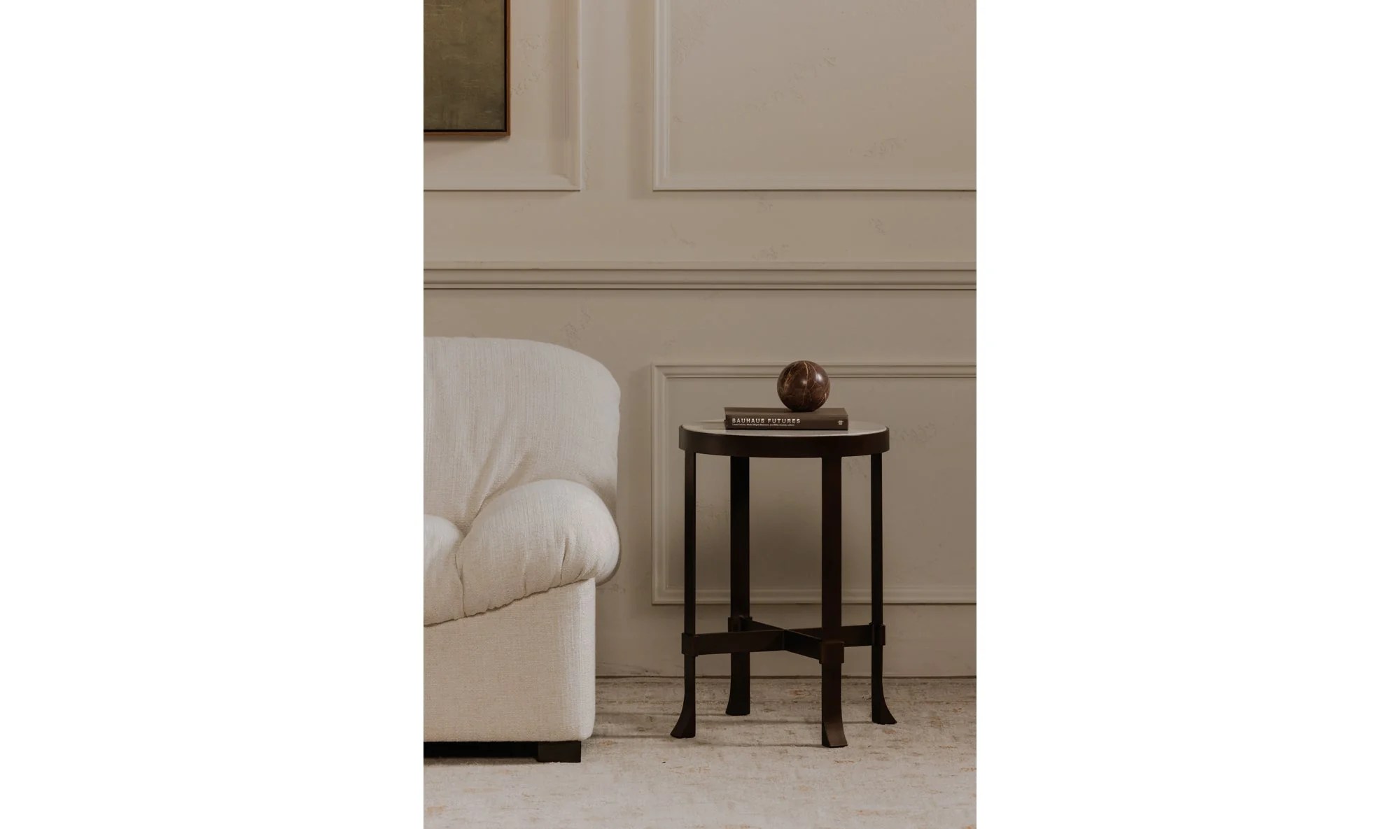 Holli Side Table White Marble - Image 7