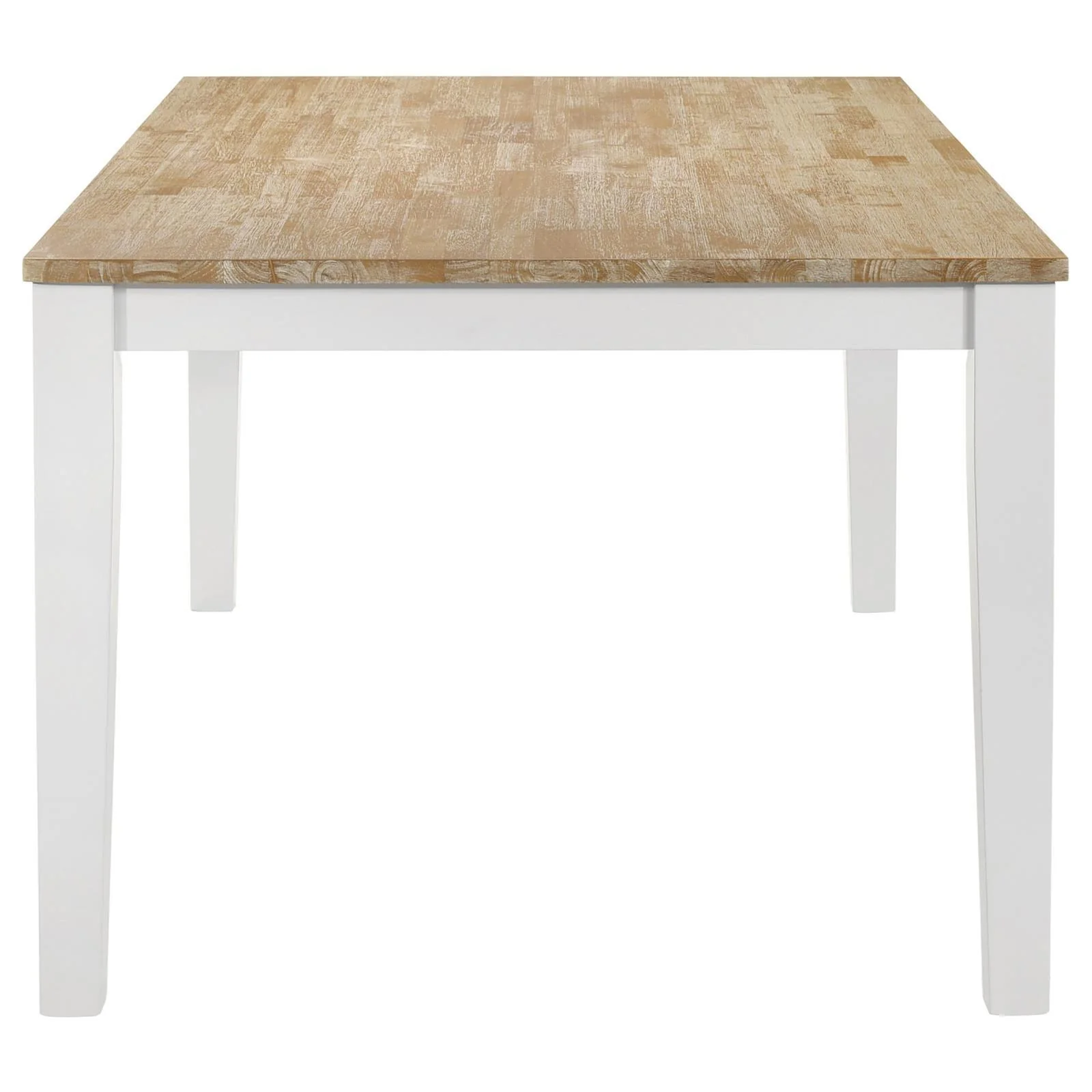 Hollis Brown/White 5-Piece Rectangular Dining Set - Image 4