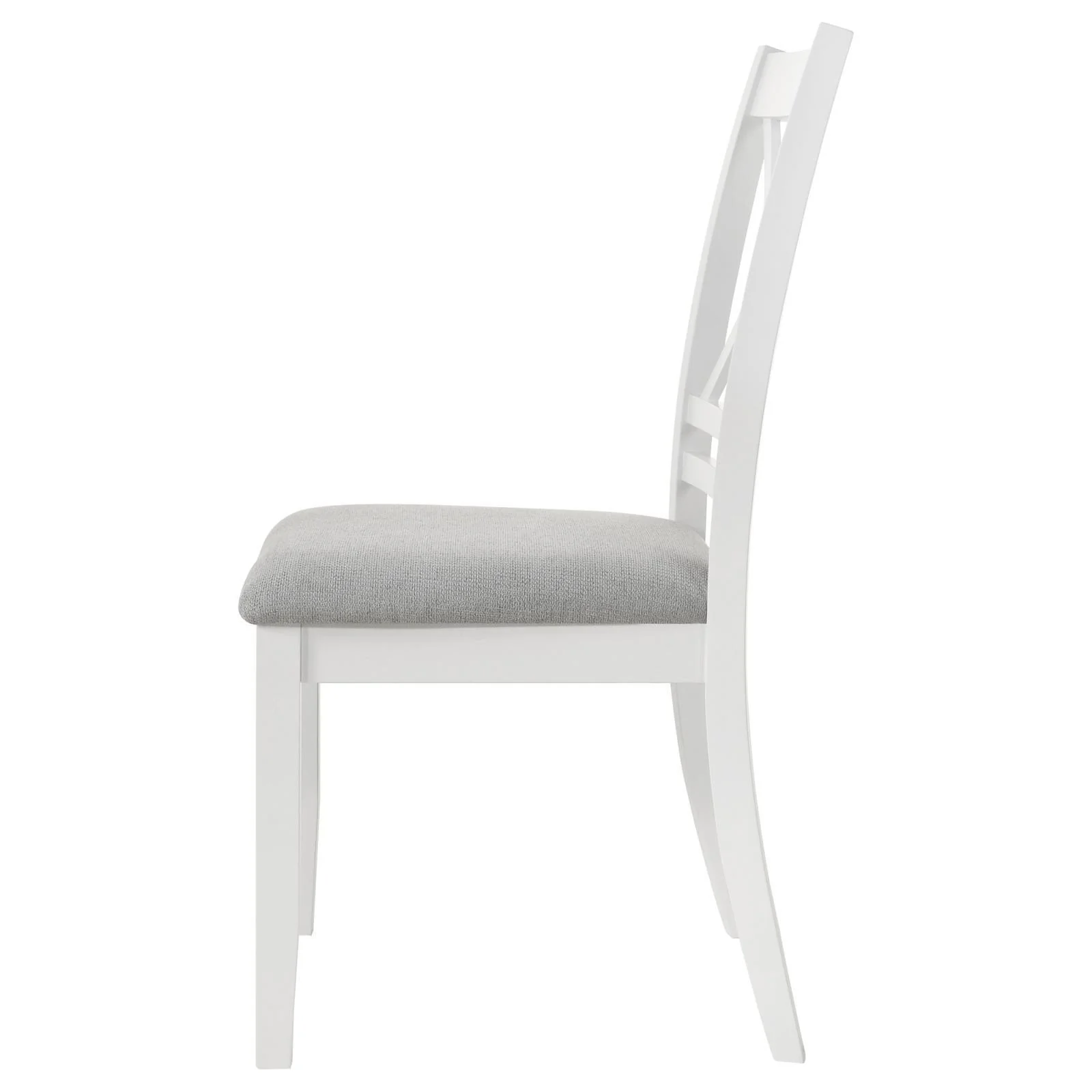 Hollis Cross Back Wood Dining Side Chair White (Set of 2) - Image 6
