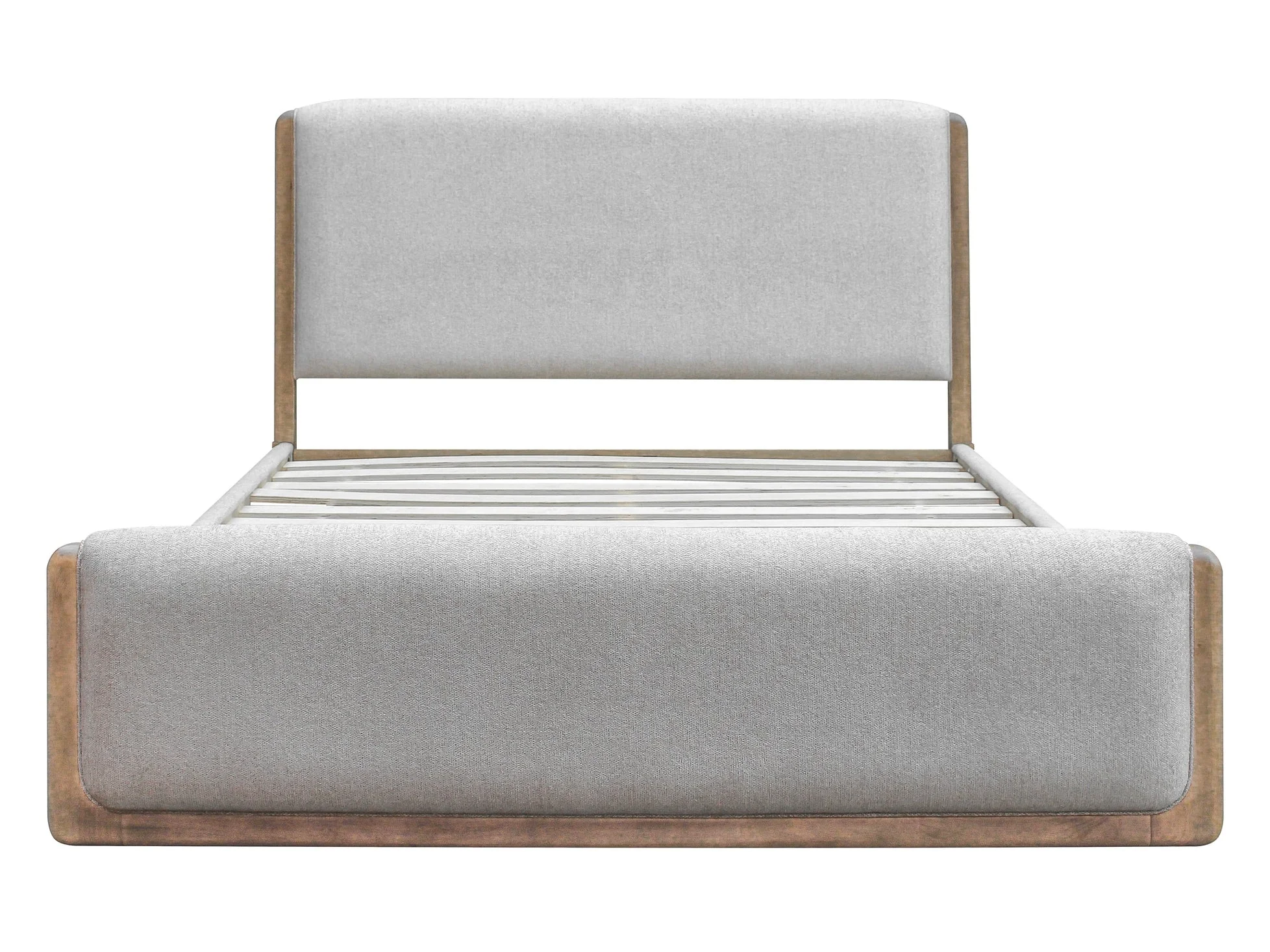 Hollis Sweater Grey/Cabin Glow Upholstered King Bed