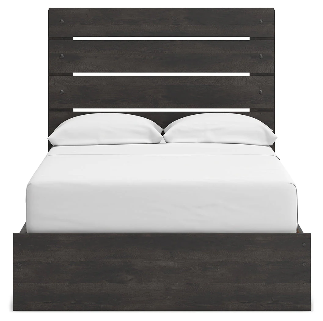 Hollivern Dark Gray Full Storage Platform Bed with 2 Drawers - Image 7