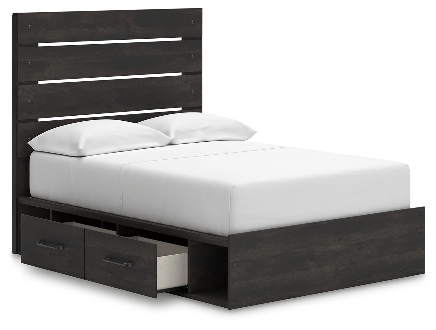 Hollivern Dark Gray Full Storage Platform Bed with 4 Drawers - Image 5
