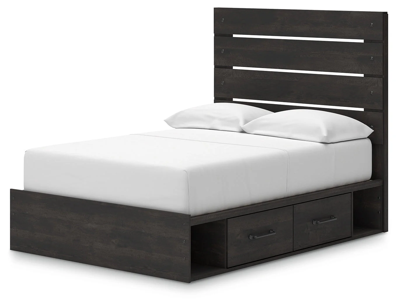 Hollivern Dark Gray Full Storage Platform Bed with 4 Drawers - Image 6