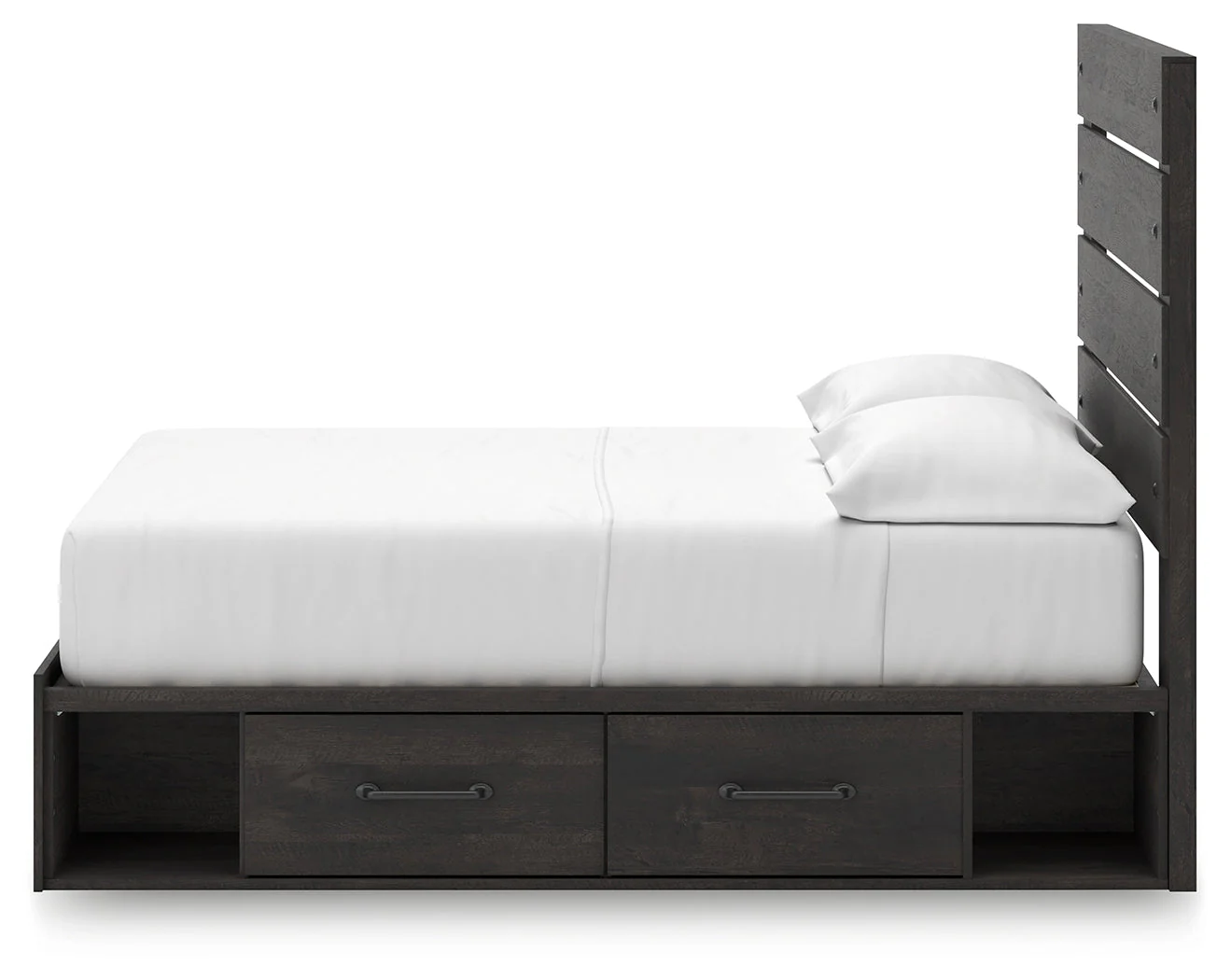 Hollivern Dark Gray Full Storage Platform Bed with 4 Drawers - Image 9