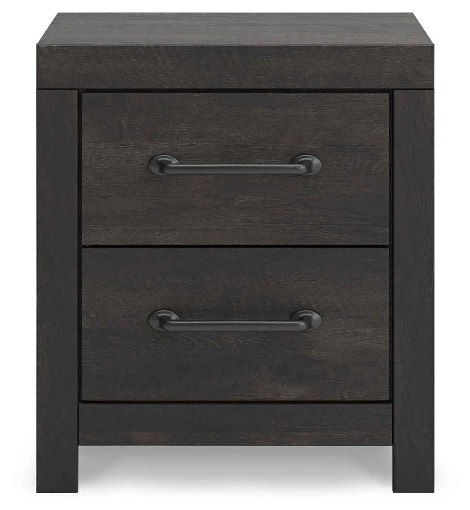 Hollivern Dark Gray Nightstand - Image 5