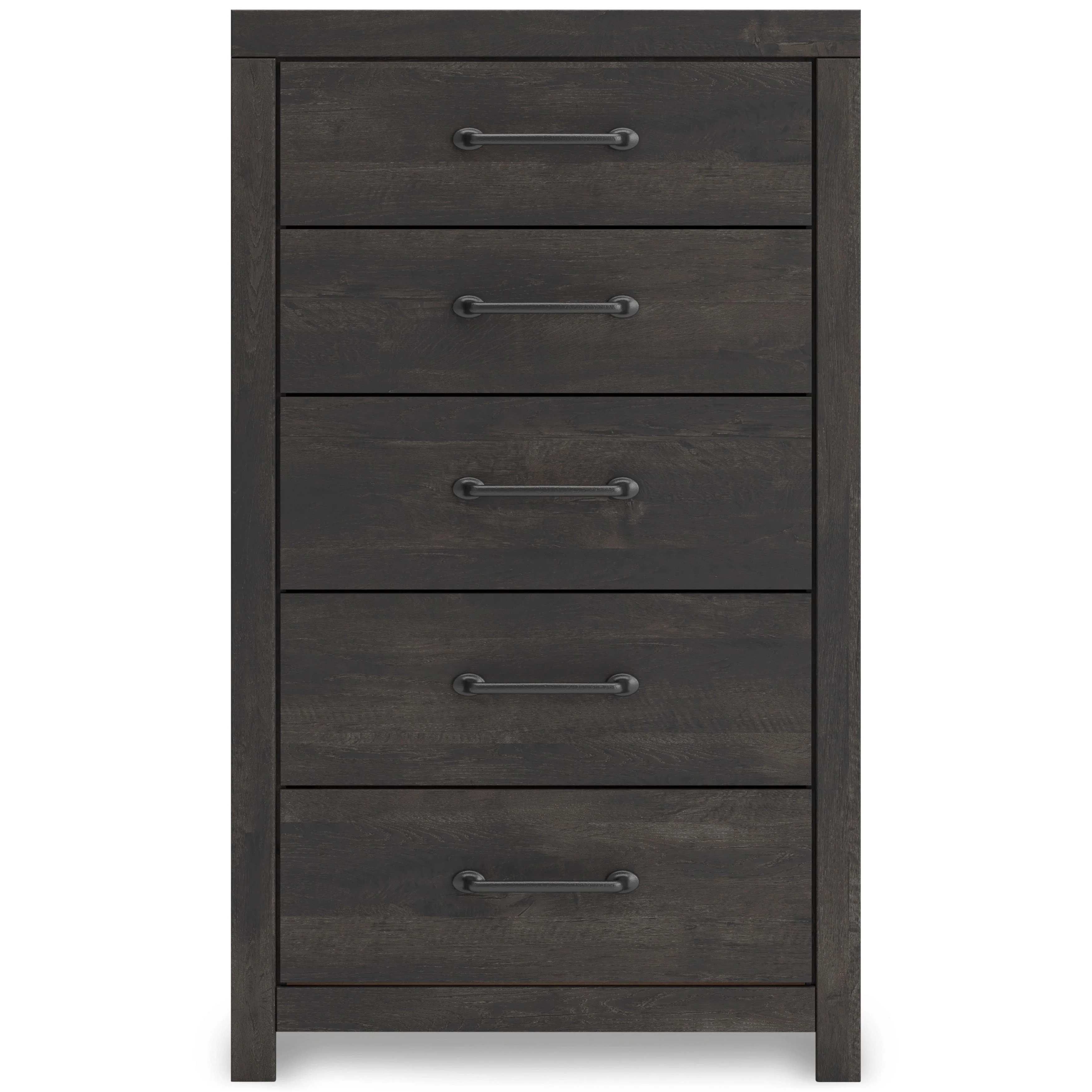 Hollivern Dark Gray Storage Panel Bedroom Set with 4 Side Drawers - Image 23