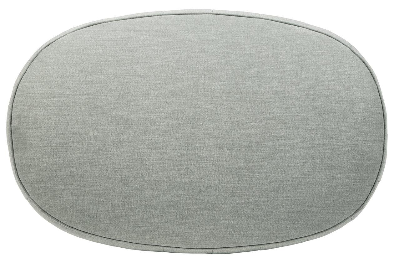 Hollyann Gray Oversized Accent Ottoman - Image 5