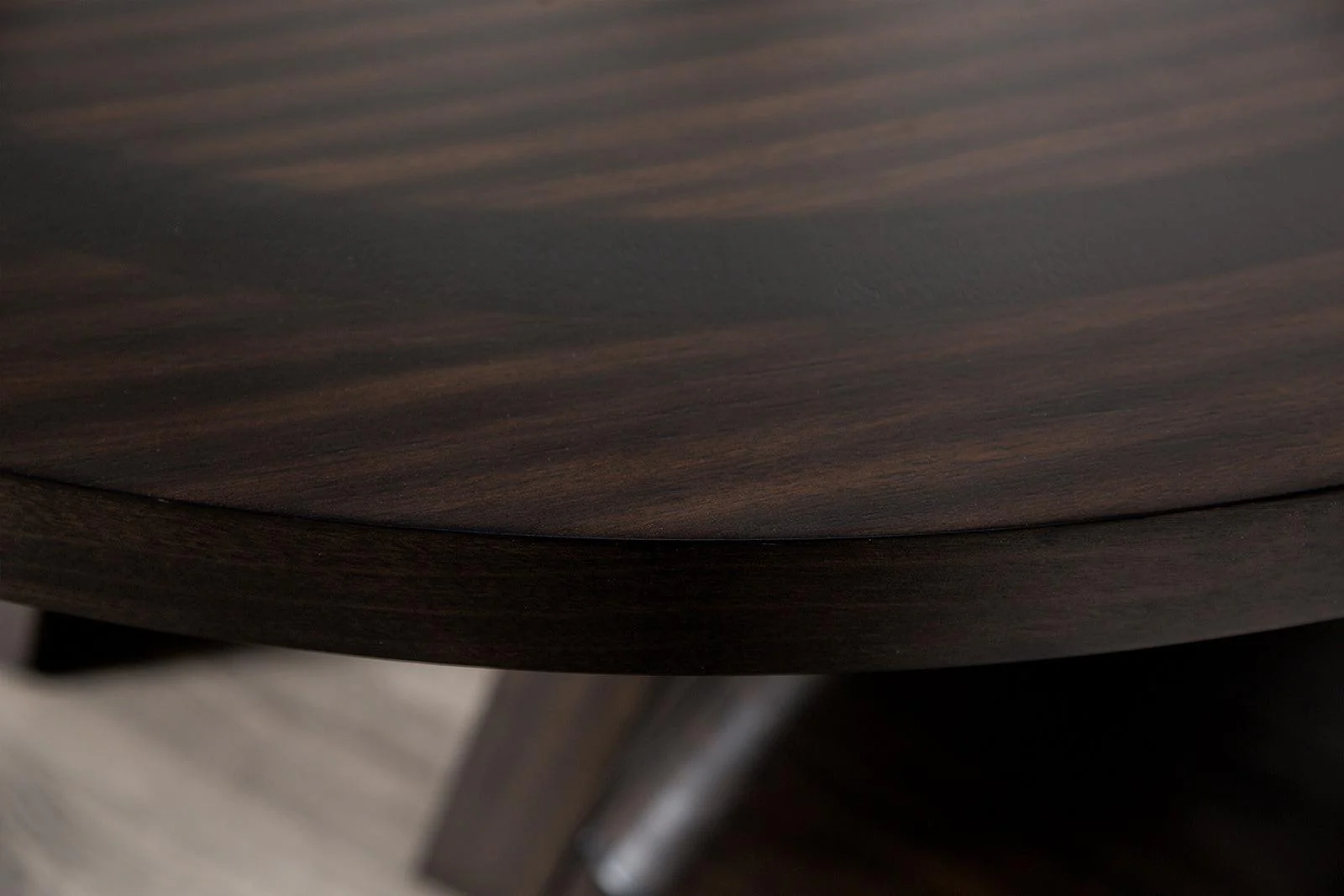 Holsworthy Espresso Round Dining Table - Image 3