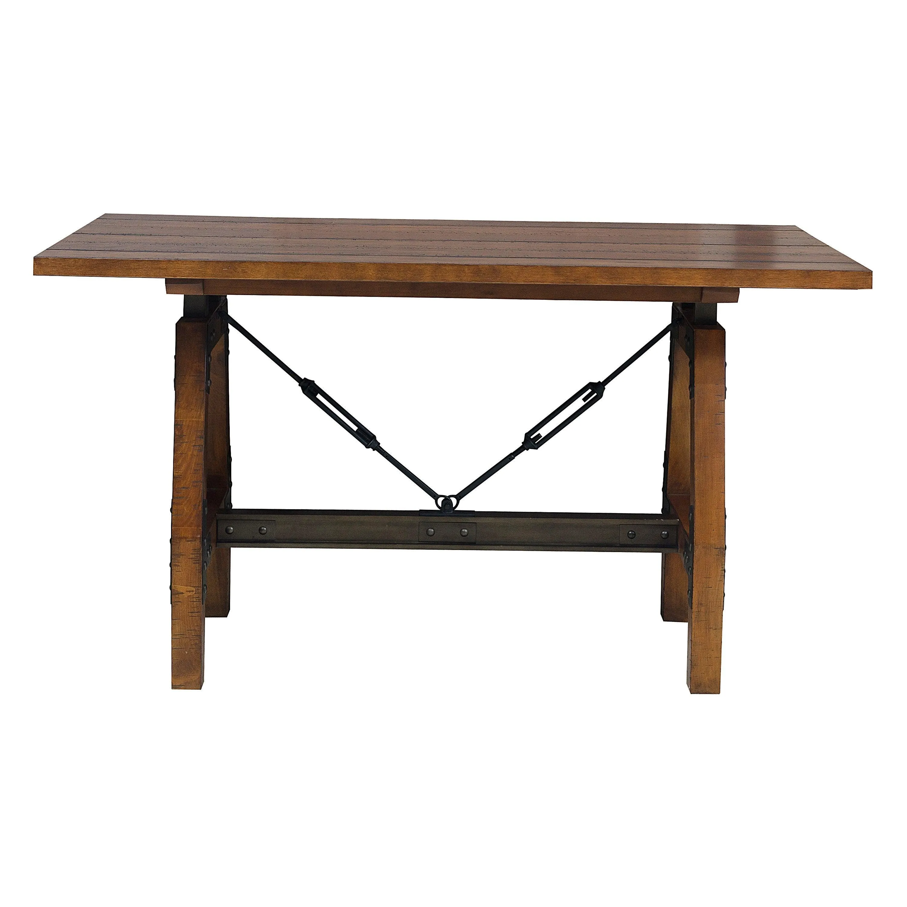 Holverson Rustic Brown Counter Height Set - Image 3