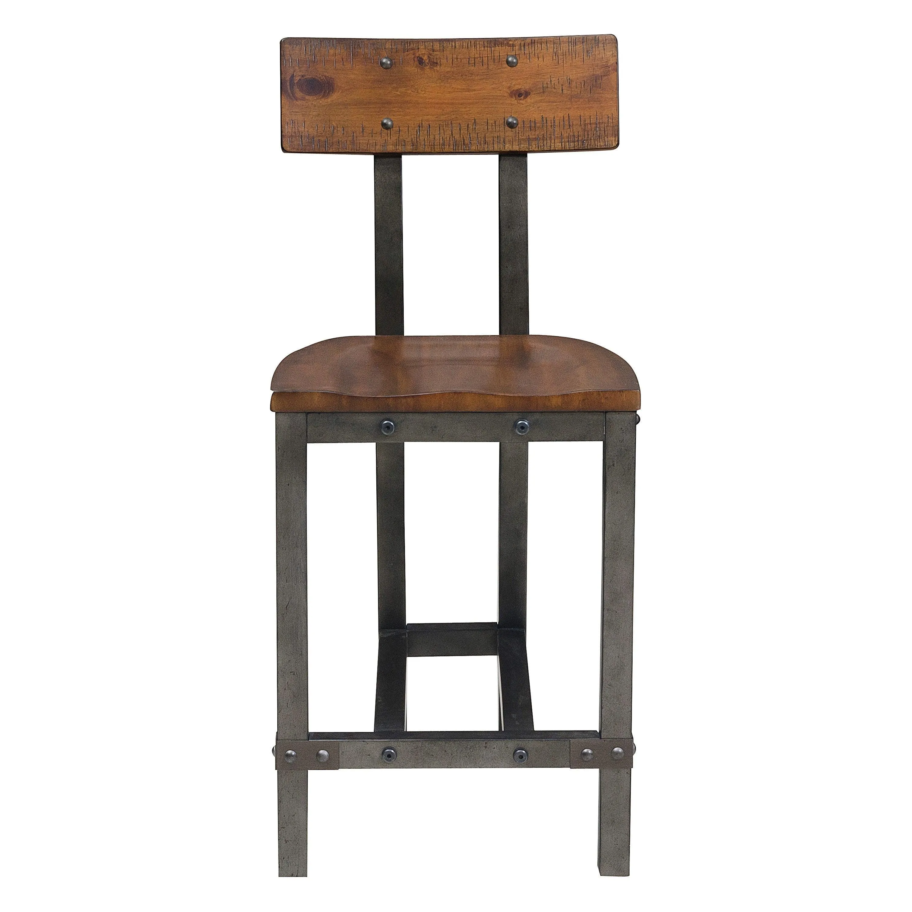 Holverson Rustic Brown Counter Height Set - Image 4
