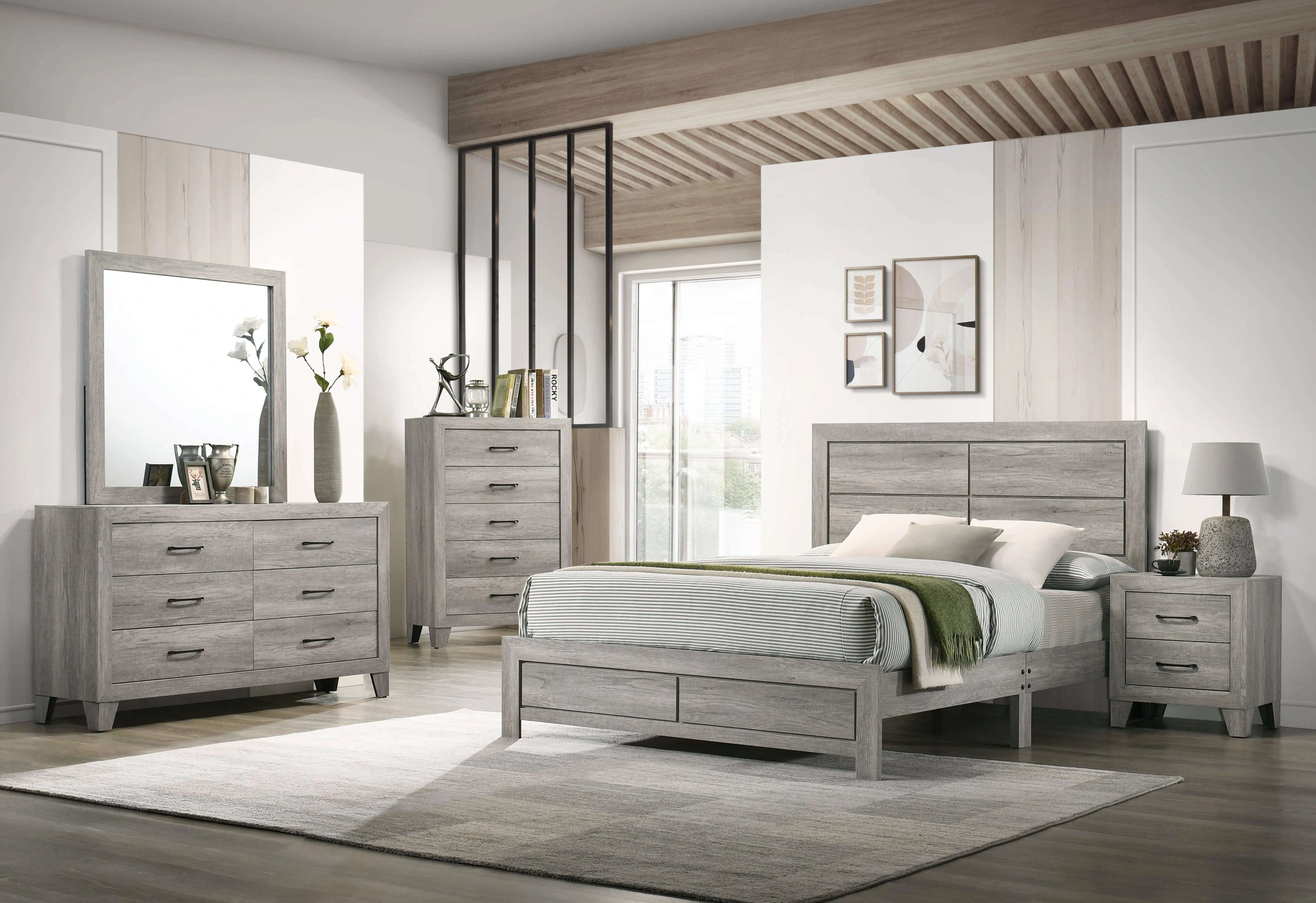 Hopkins Driftwood Nightstand - Image 2