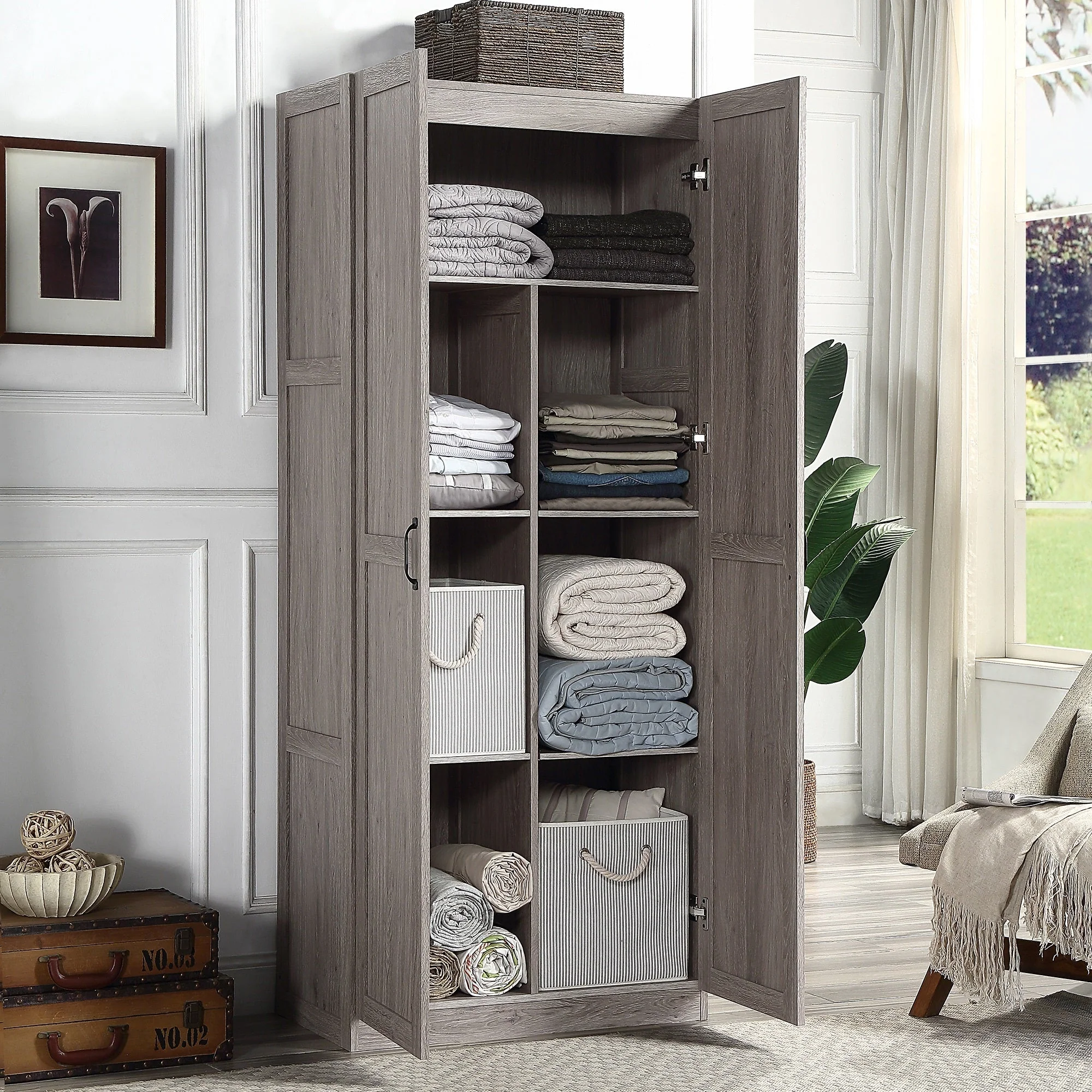 Hopkins Storage Closet 2.0 in Grey - Image 4