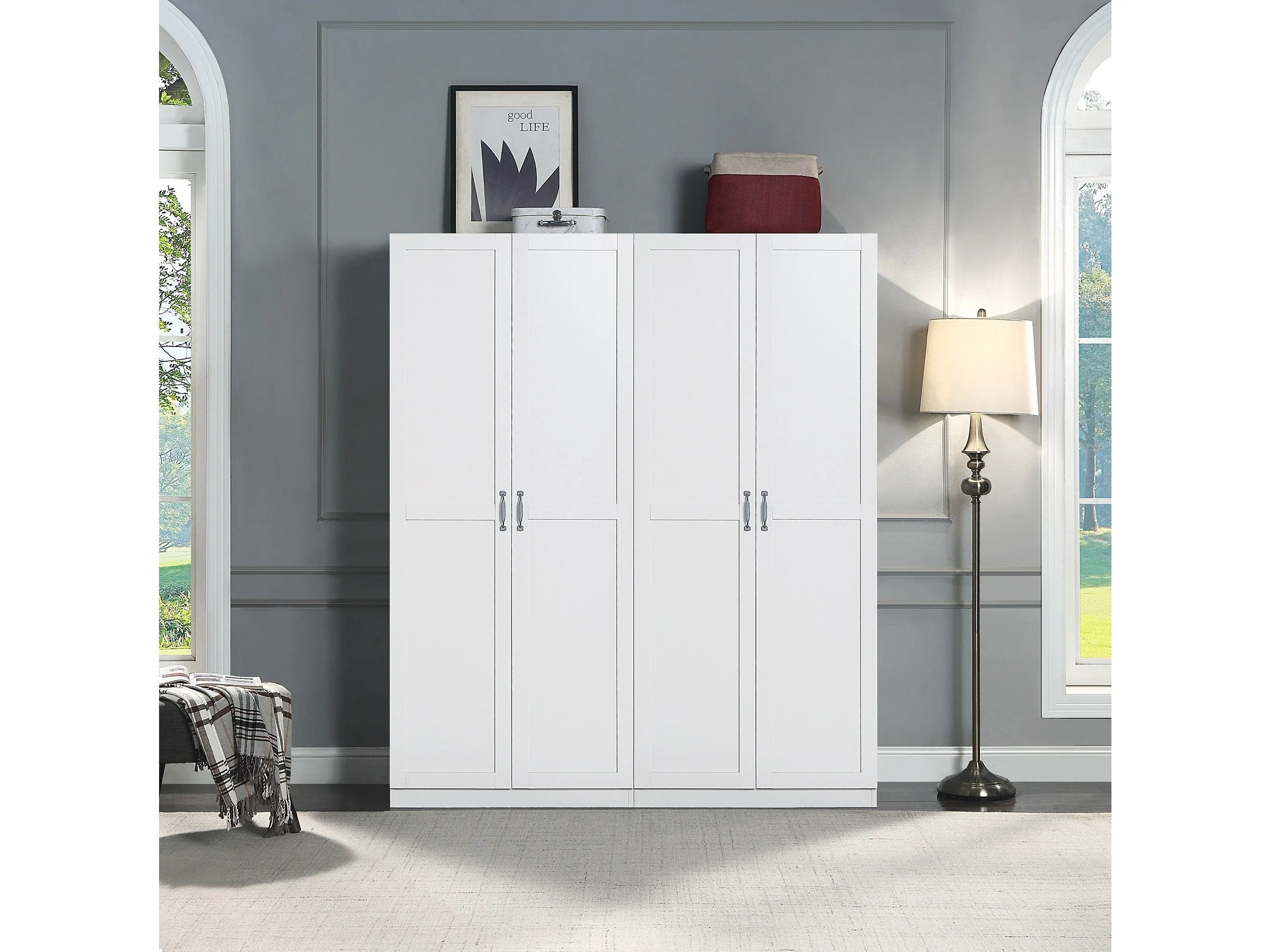 Hopkins Storage Closet 3.0 in White (set of 2)