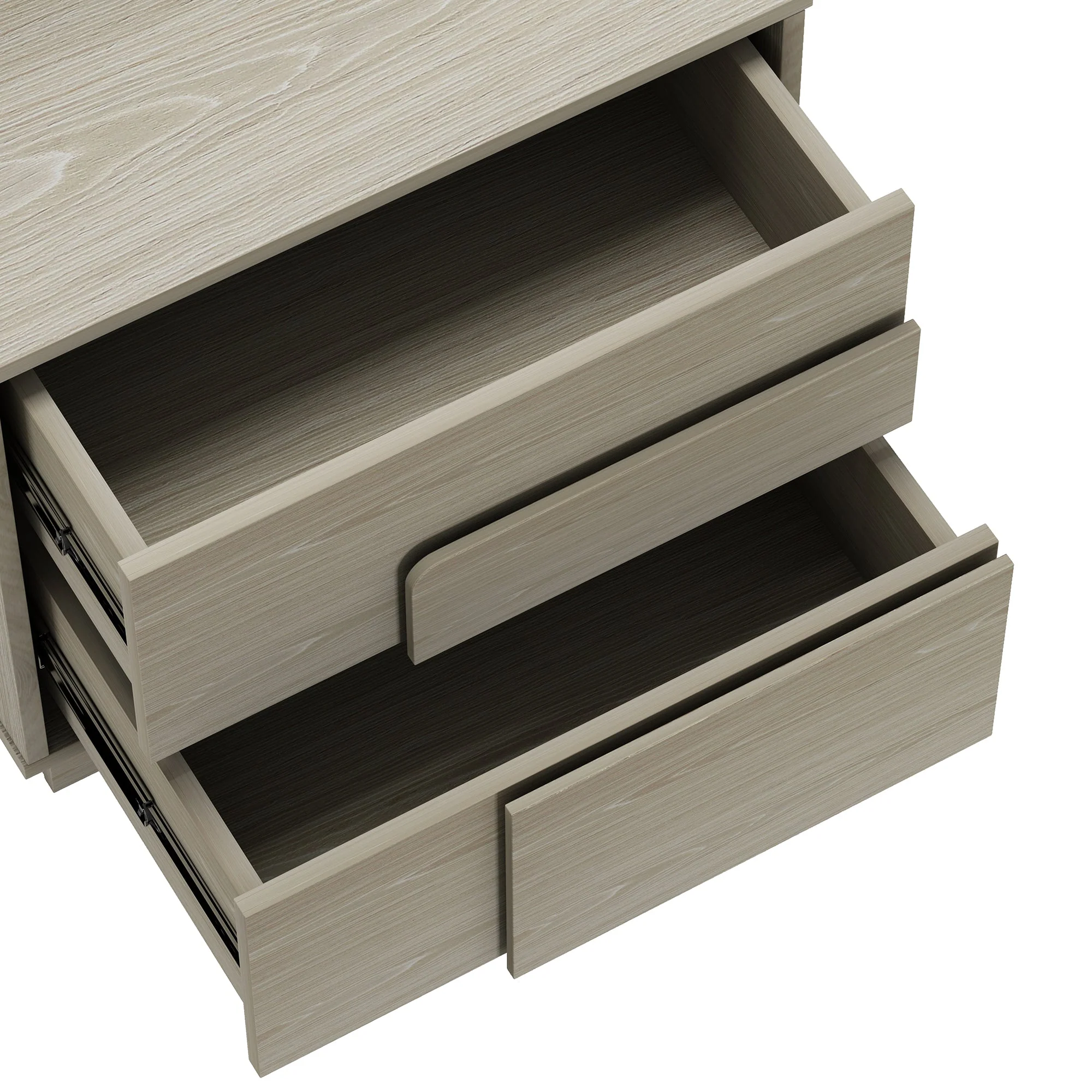 Horizon Nightstand in Whitewashed Oak - Image 5