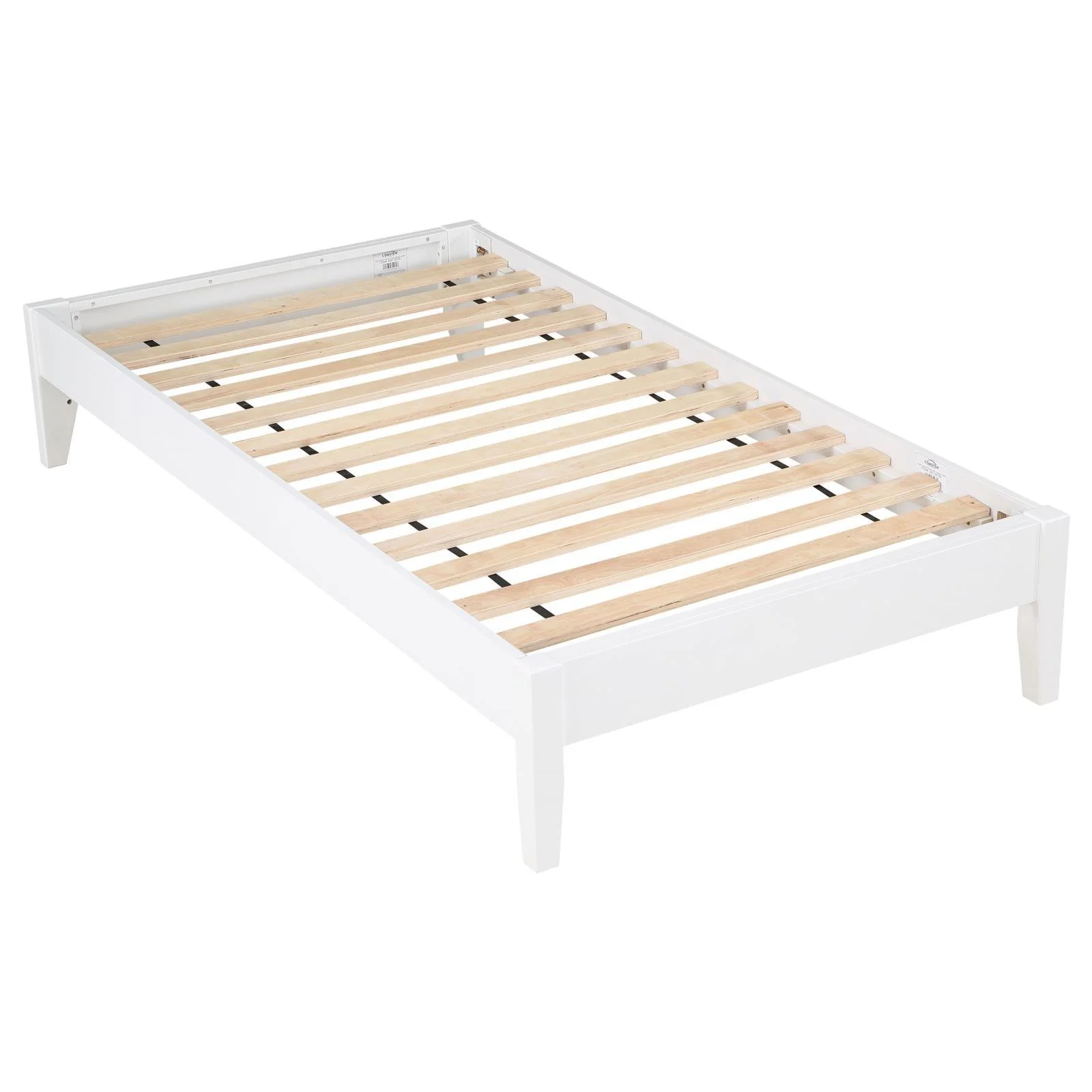 Hounslow White Platform Twin Bed - Image 3