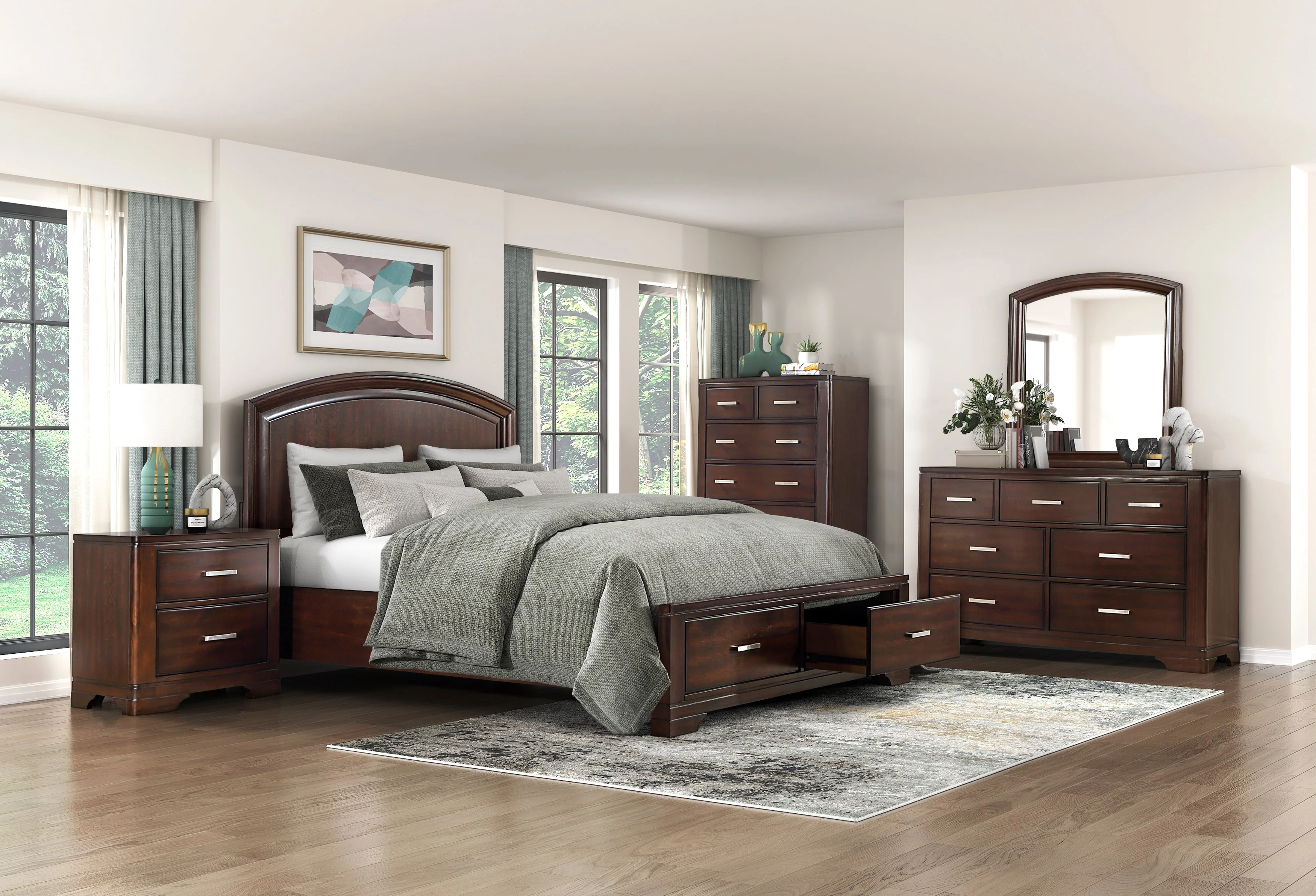Hudson Cherry Dresser - Image 6