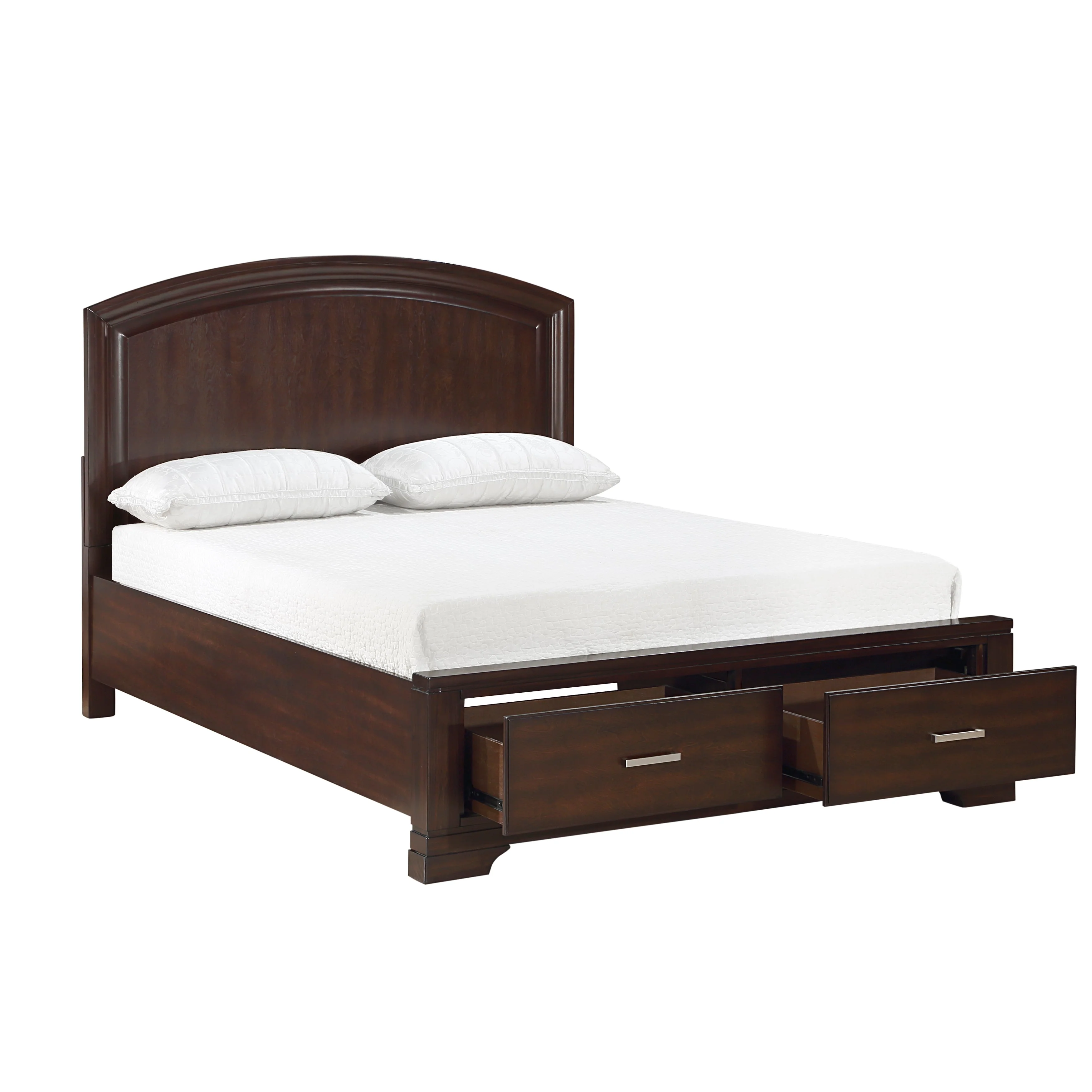 Hudson Cherry Storage Platform Bedroom Set - Image 4