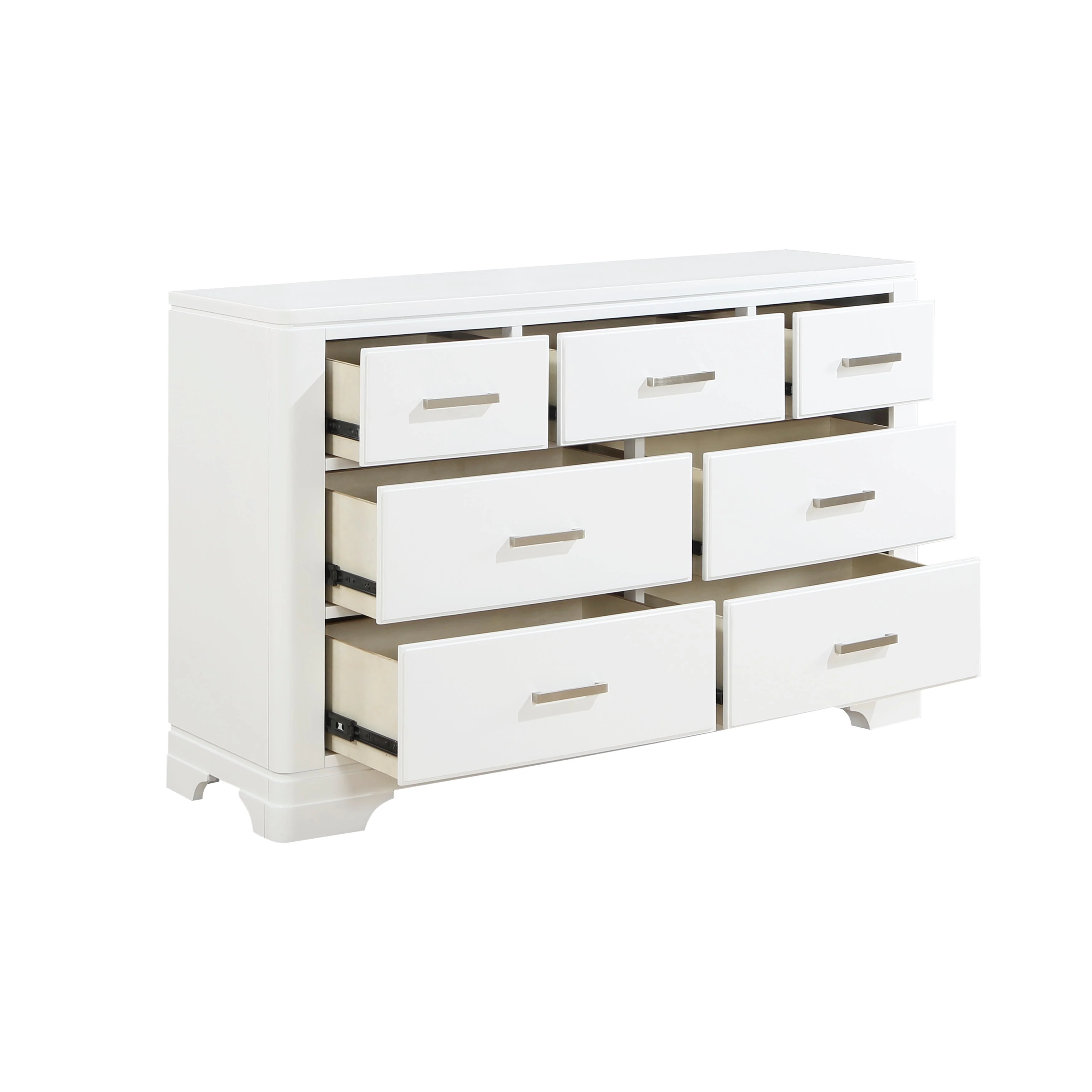 Hudson White Dresser - Image 2