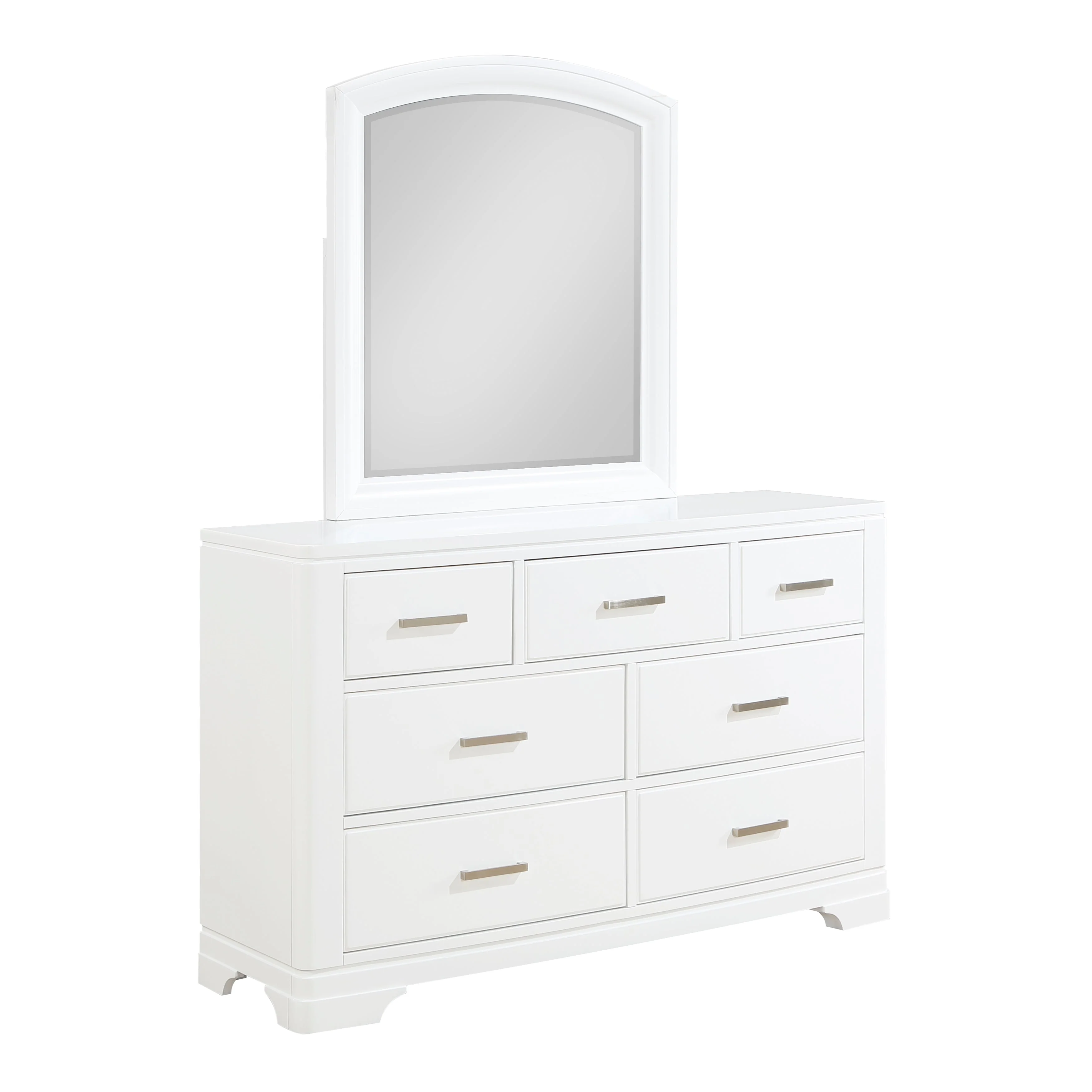 Hudson White Dresser - Image 4
