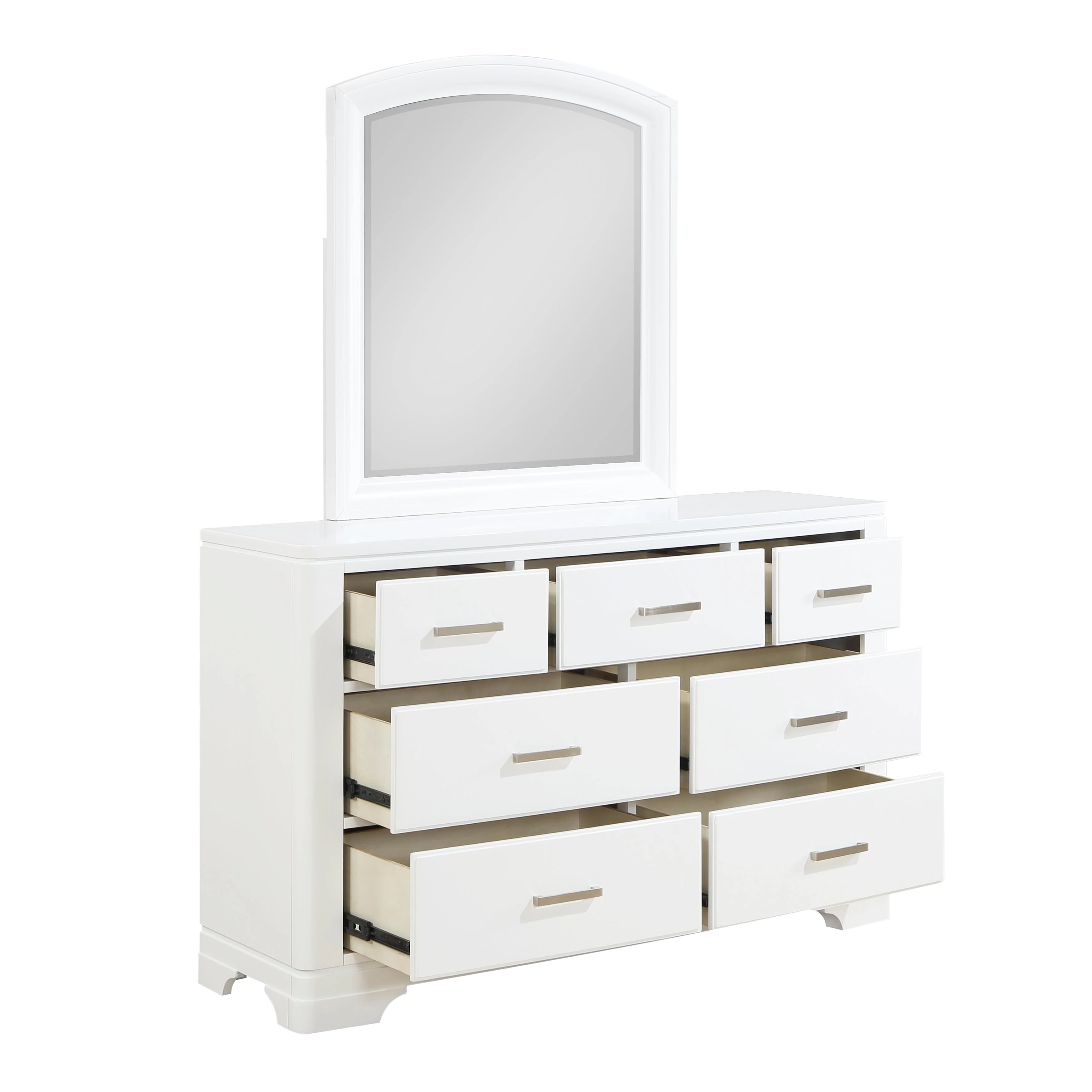 Hudson White Dresser - Image 5