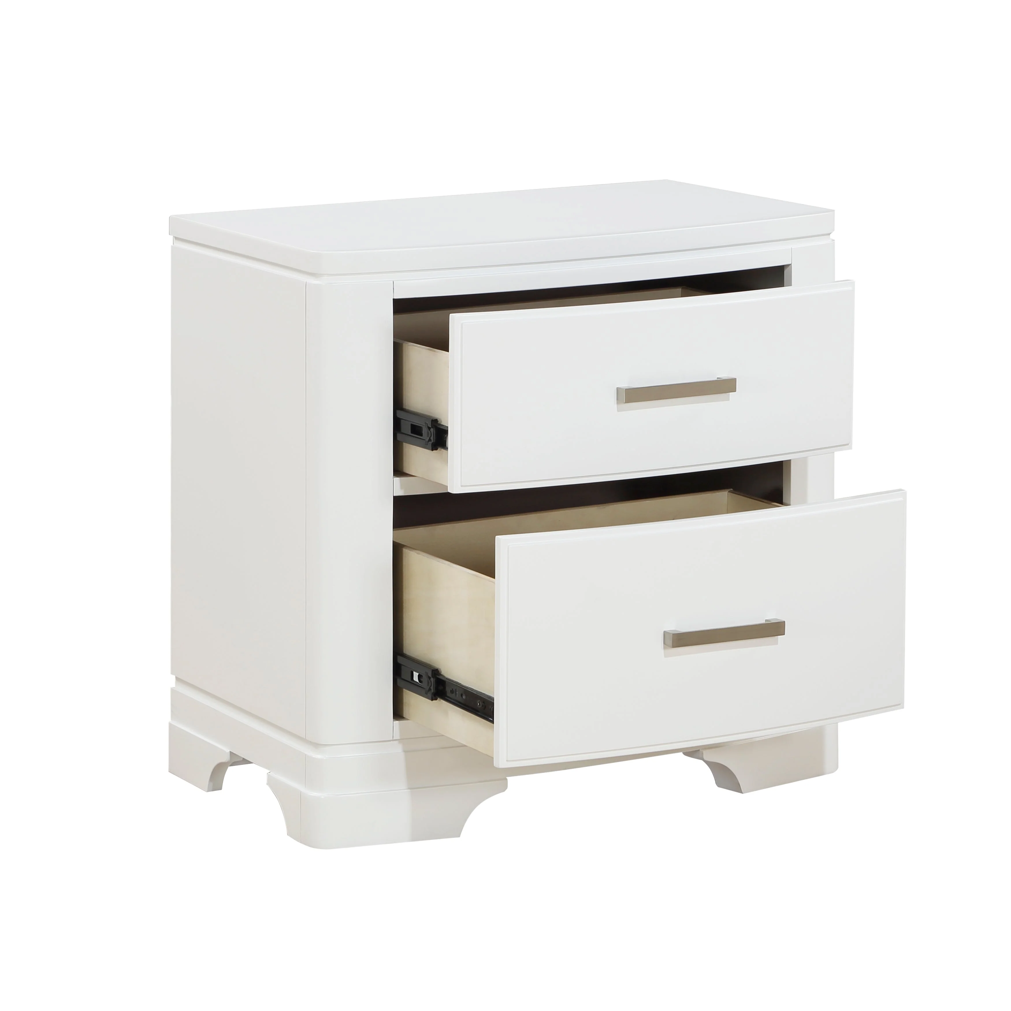 Hudson White Storage Platform Bedroom Set - Image 11