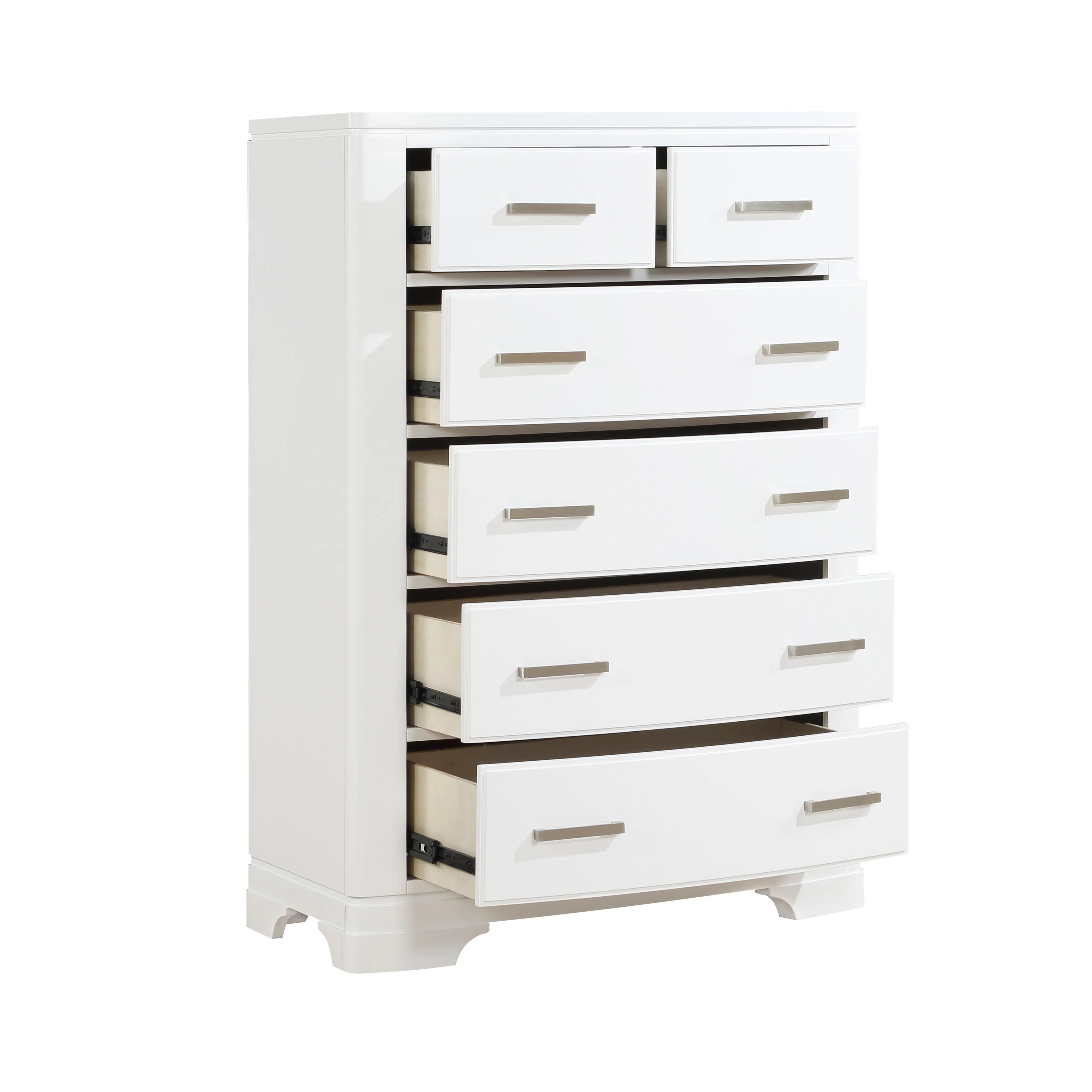 Hudson White Storage Platform Bedroom Set - Image 14