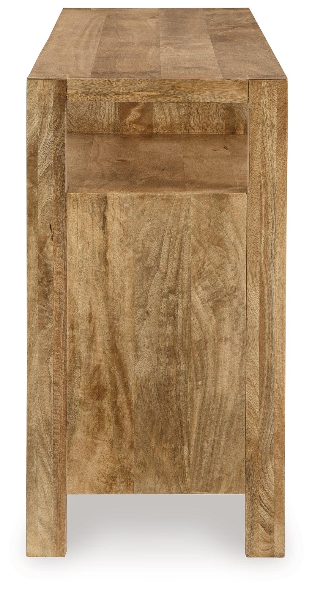Hudwick Natural Brown Accent Cabinet - Image 6