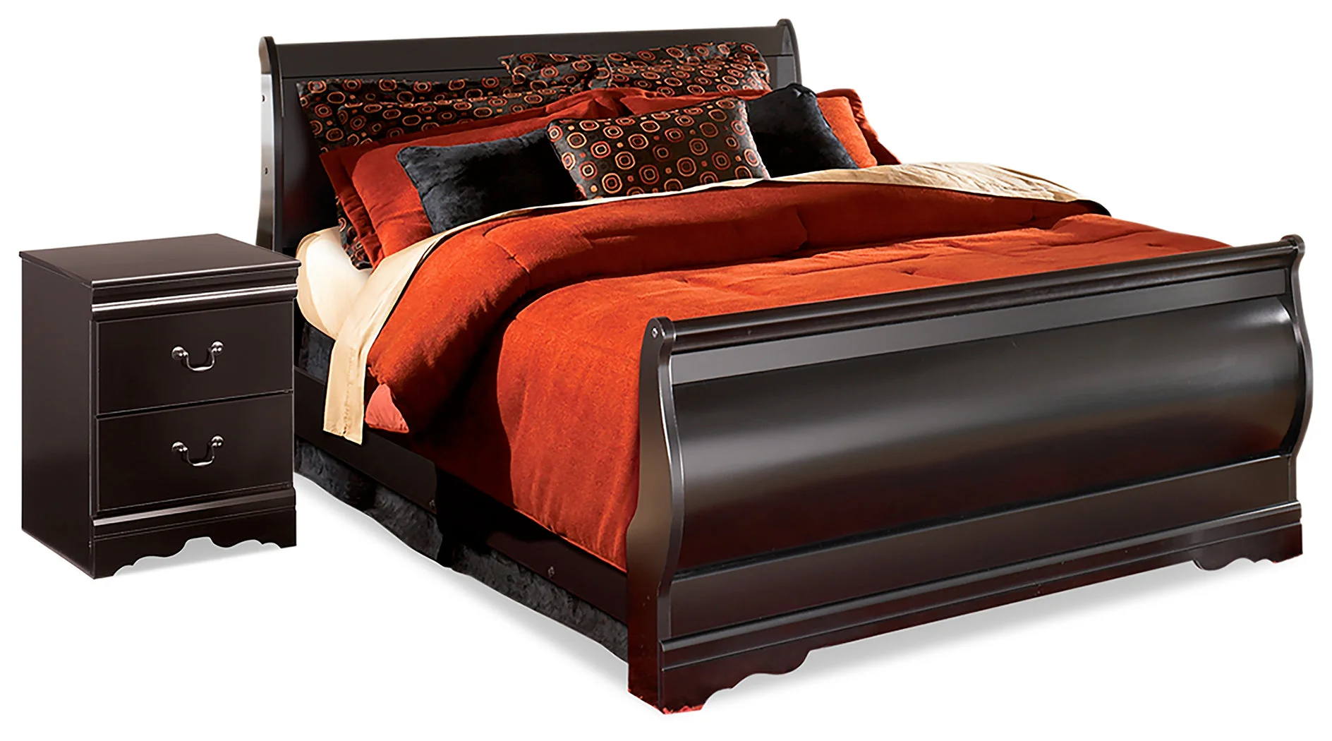 Huey Vineyard Black Sleigh Bedroom Set - Image 13