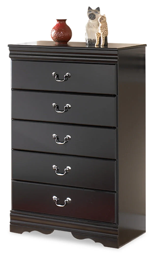 Huey Vineyard Black Sleigh Bedroom Set - Image 17