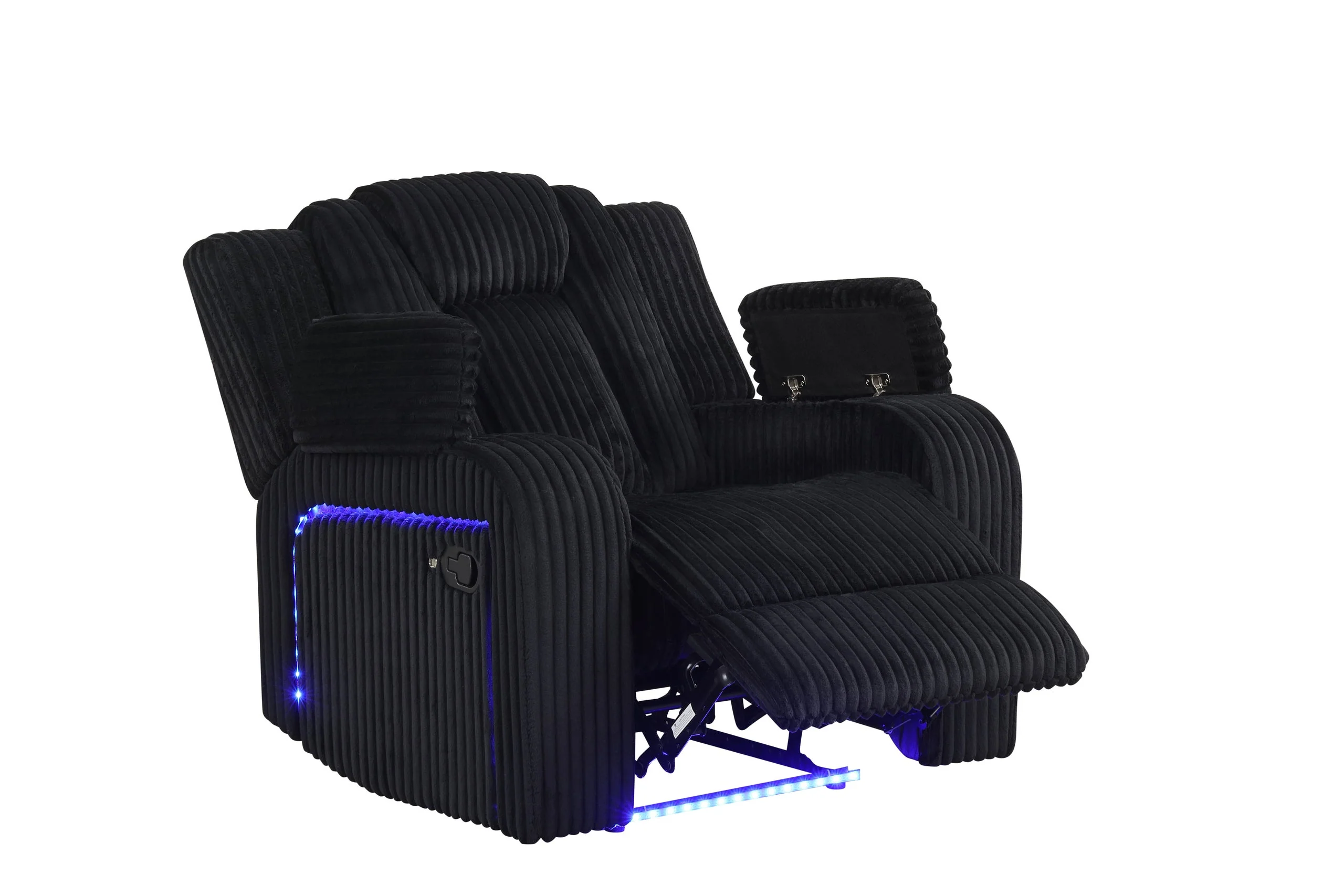 Hulk Black 3-Piece Reclining Set - Image 5