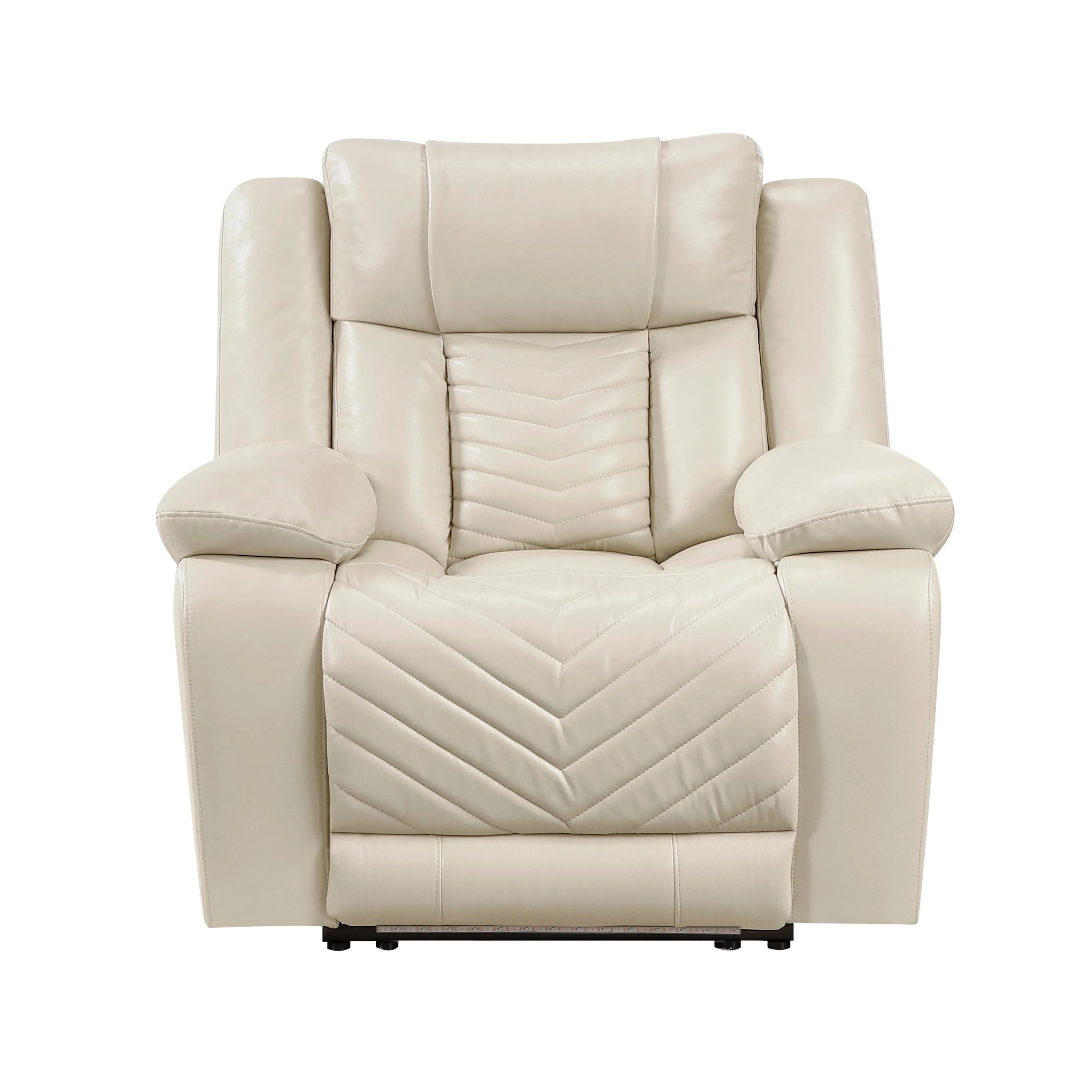 Huron Beige Power Double Reclining Living Room Set - Image 19