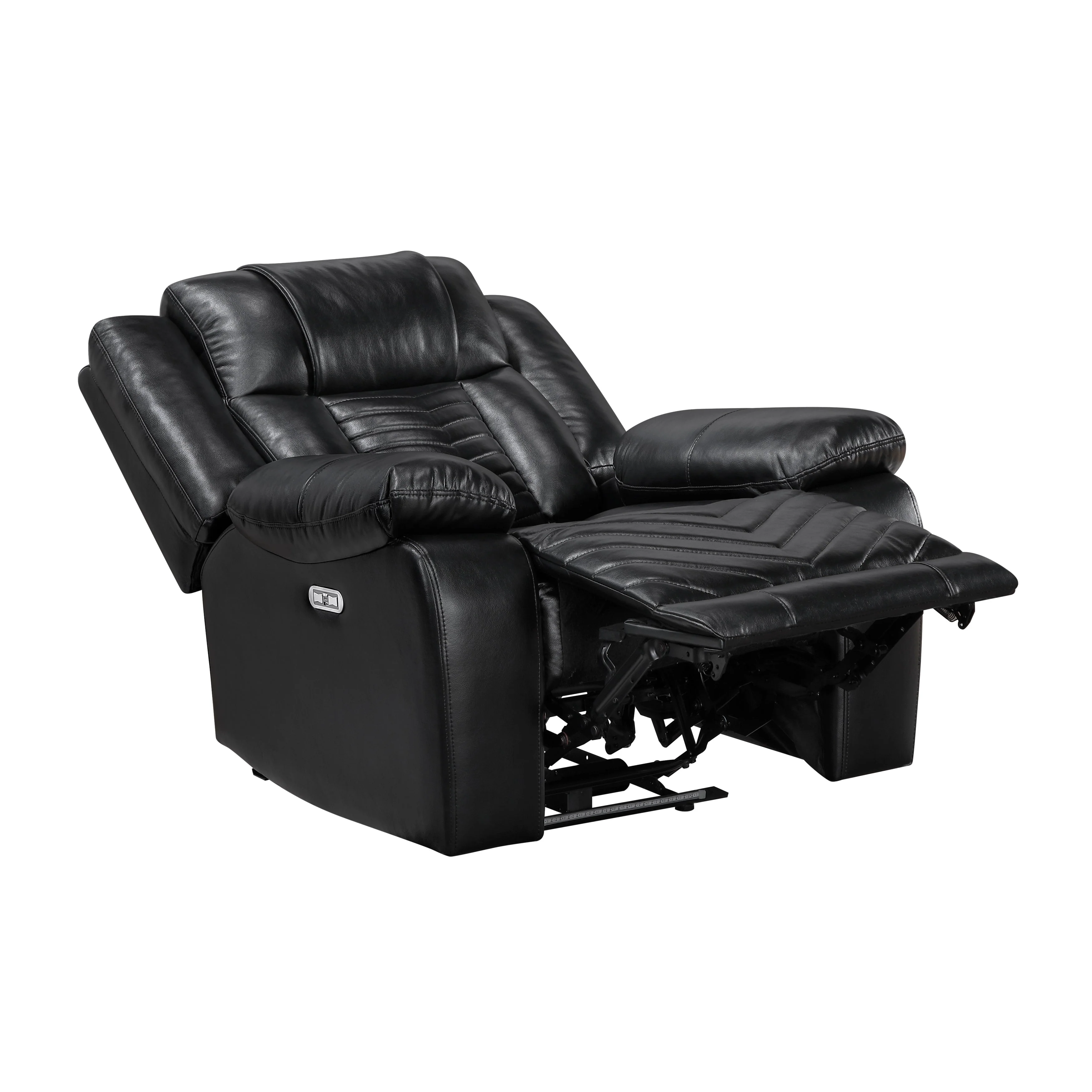 Huron Black Power Double Reclining Living Room Set - Image 25
