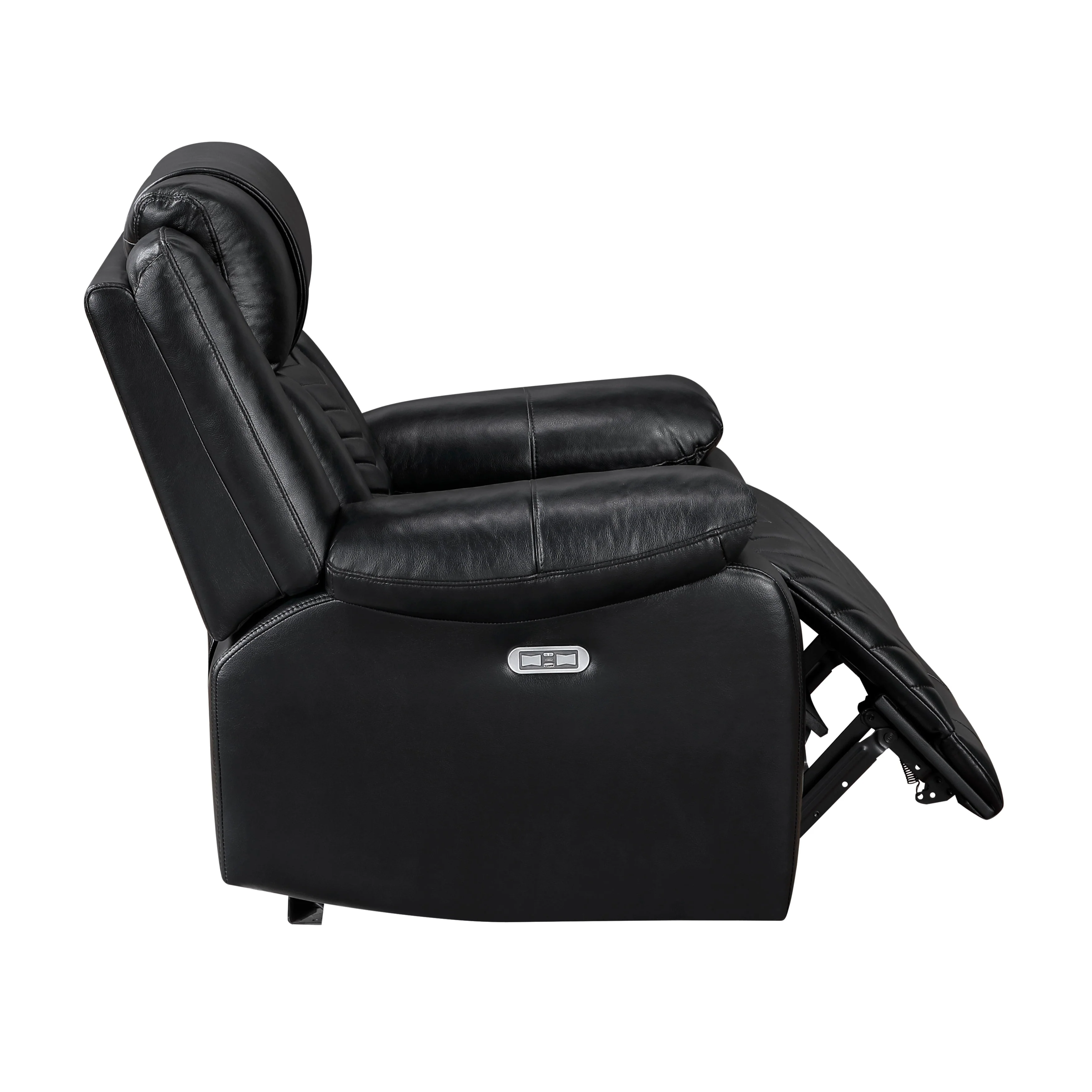 Huron Black Power Double Reclining Living Room Set - Image 26